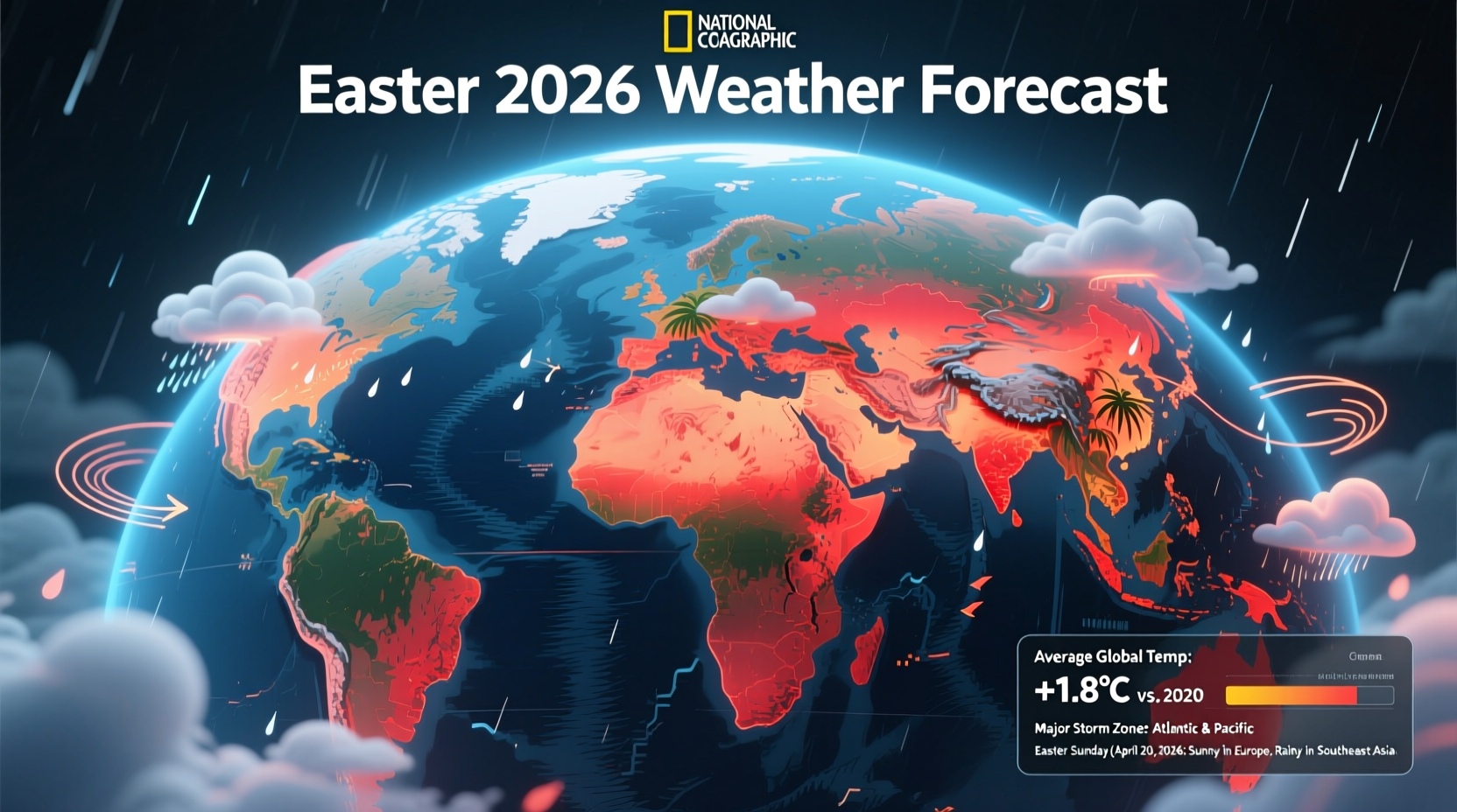 what will the weather be like at easter