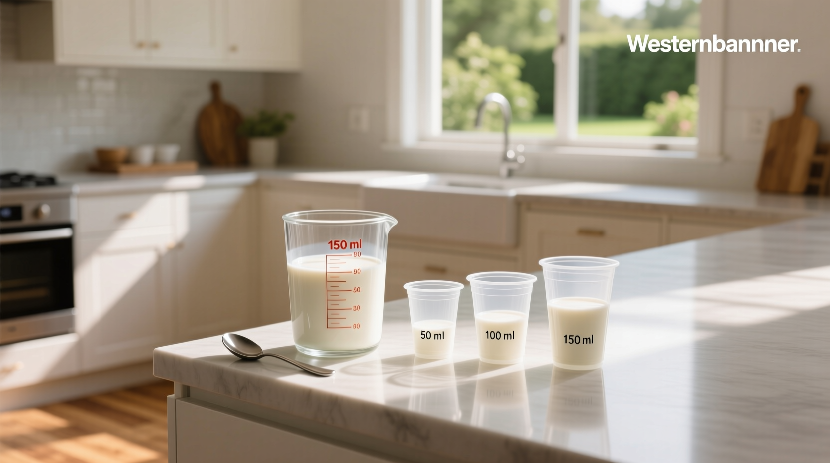 150 ml of milk to cups conversion