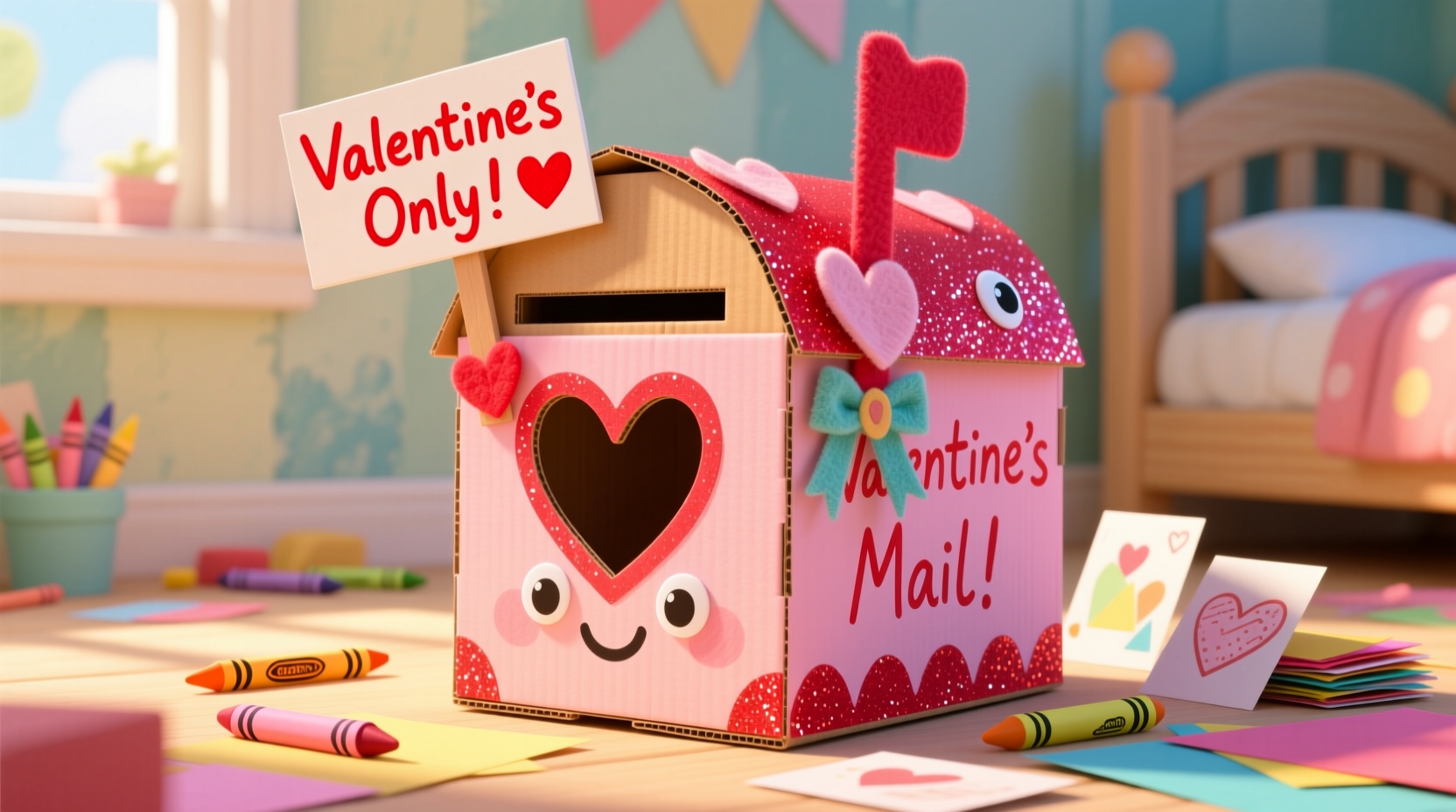 how to make a valentines day mailbox