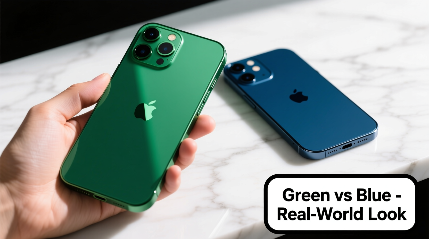 iphone 13 does the green actually look better than the blue