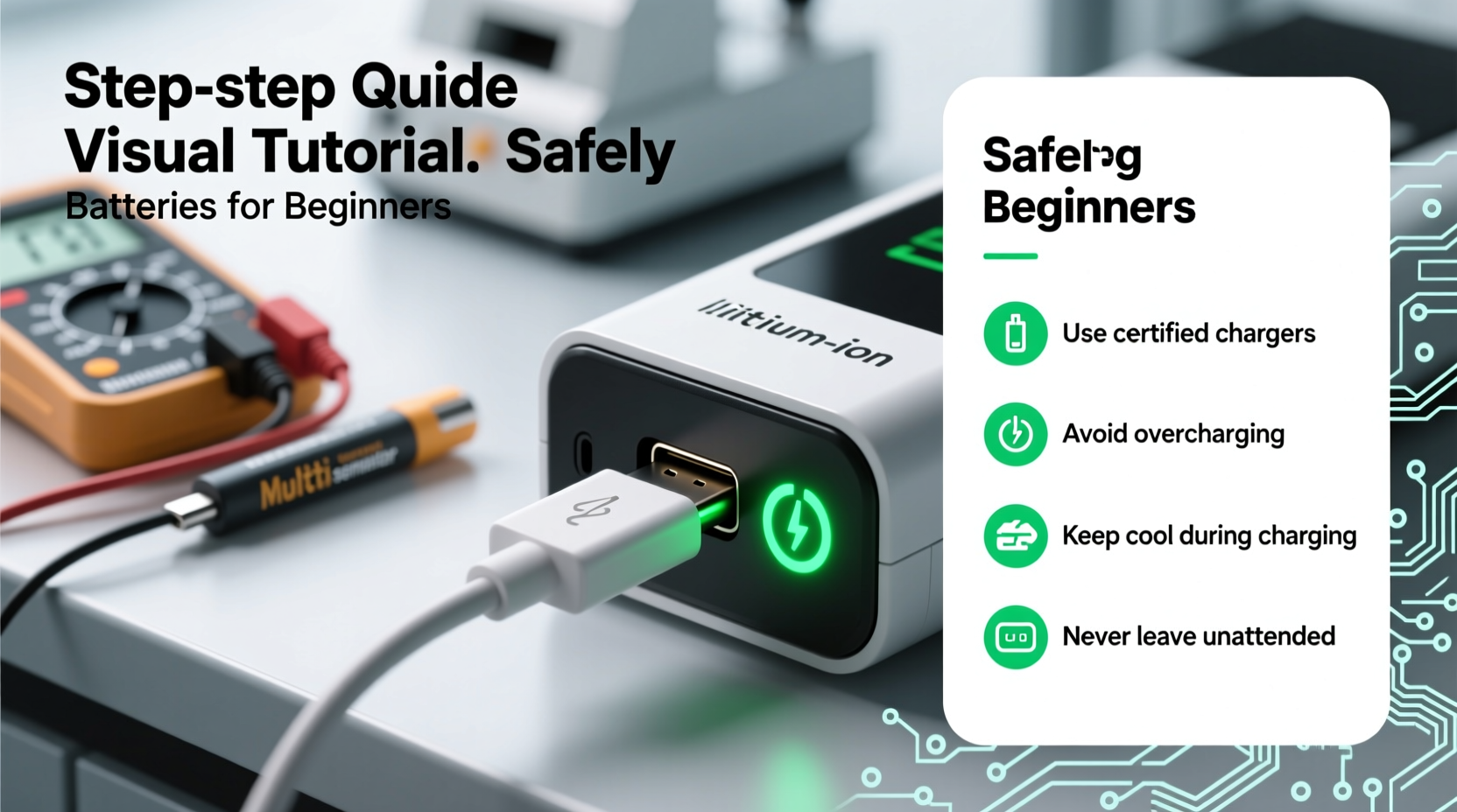 how to charge a battery safely and effectively expert tips for beginners