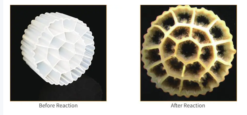 Biocell Filter Media, MBBR Settling Packing, Koi Pond Filter Media Wastewater Treatment 10 Year Virgin PE 1m3 95-150 Kg/ 10