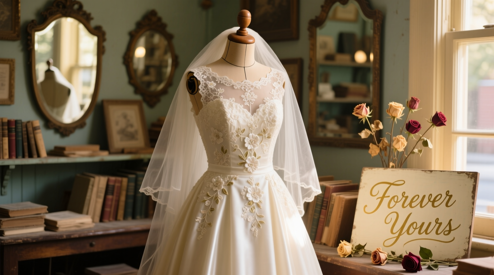 That dress your mother wore in ’87? Here’s how three brides gave it new life—without altering its soul