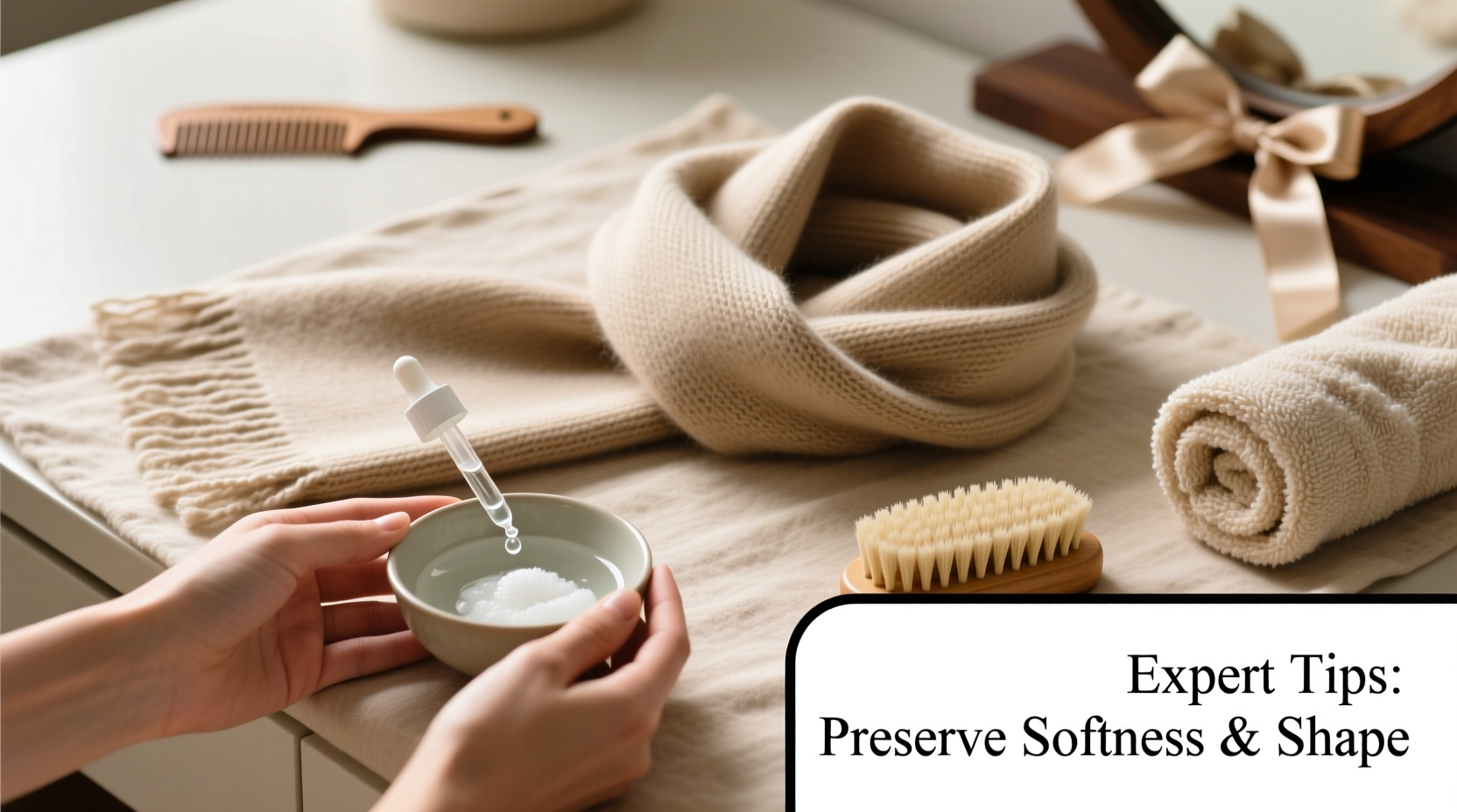 expert tips for cleaning and caring for your woolen scarf to preserve softness and shape