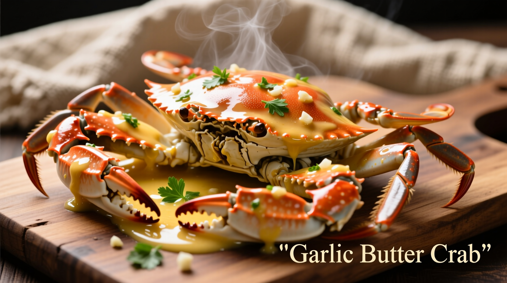 crab legs with garlic butter sauce