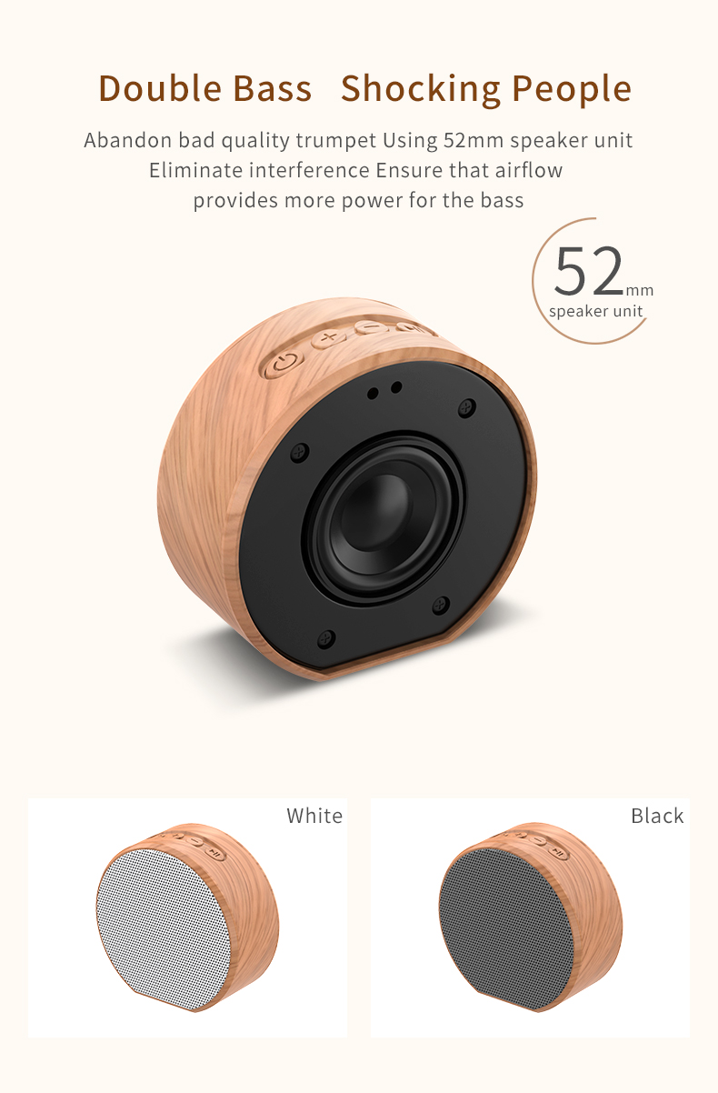 ODM Outdoor Bluetooth Speakers , Mini Wireless Speaker BT4.2 6 Hours Playing Time
