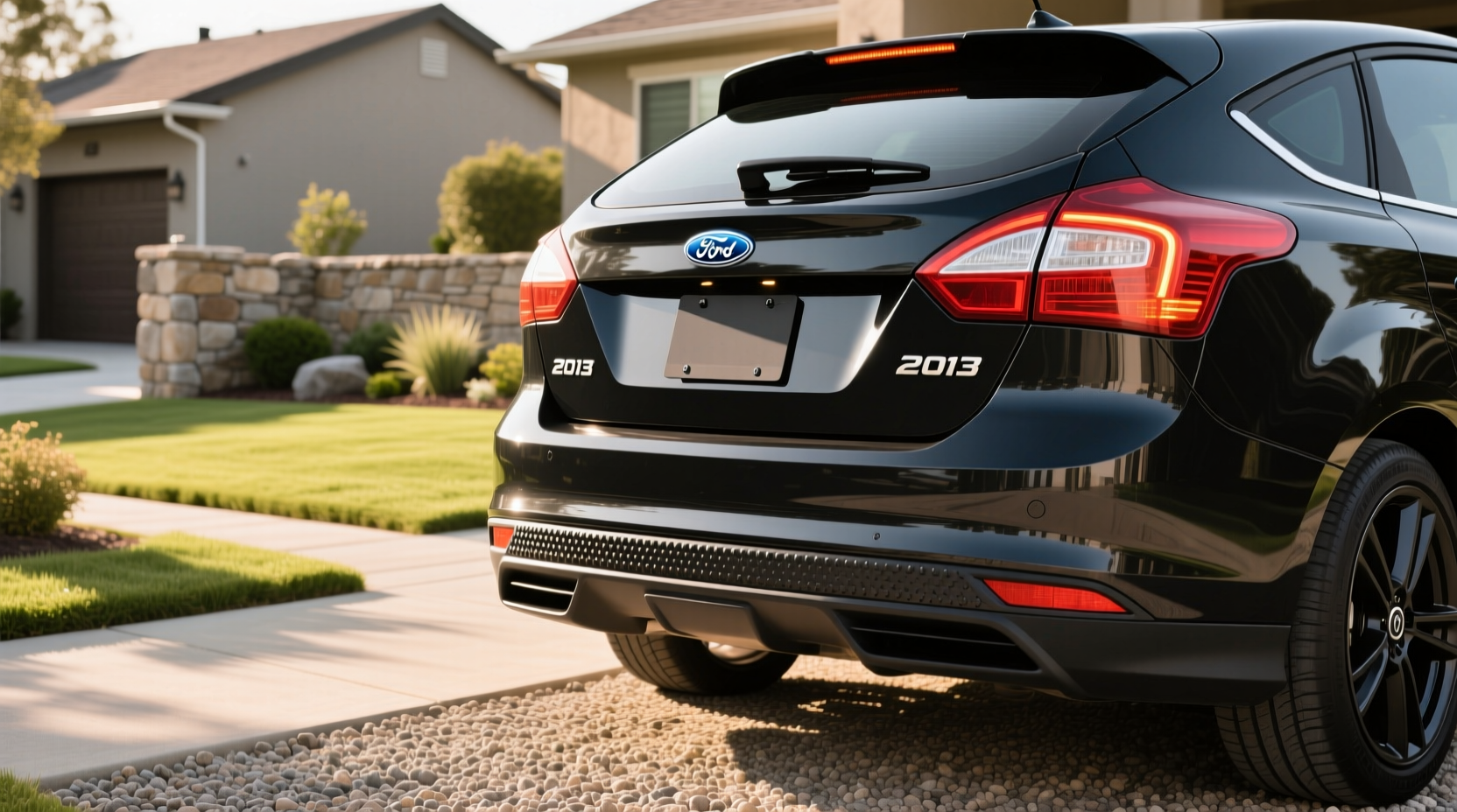 2013 ford focus rear bumper guide