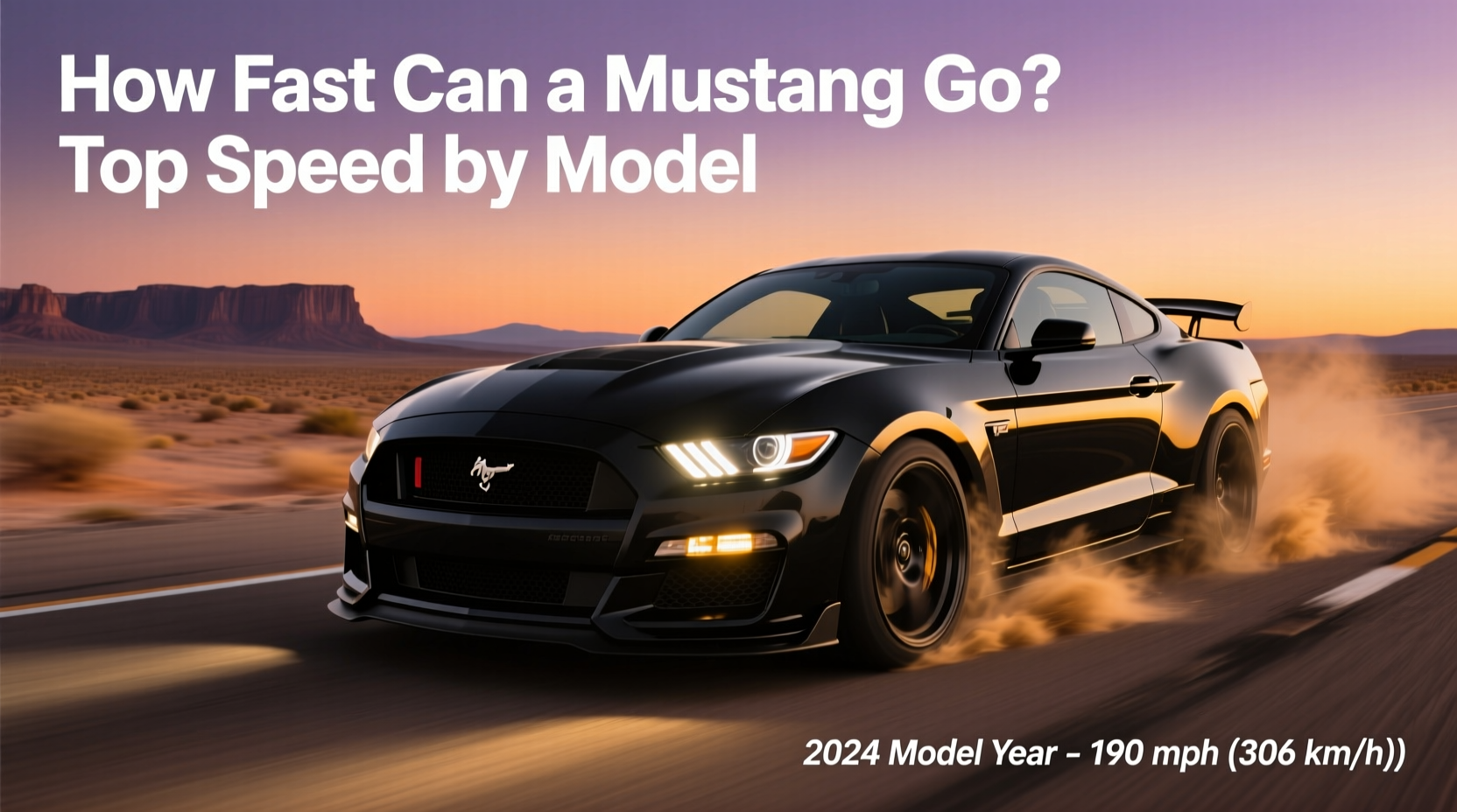 how fast can a mustang car go