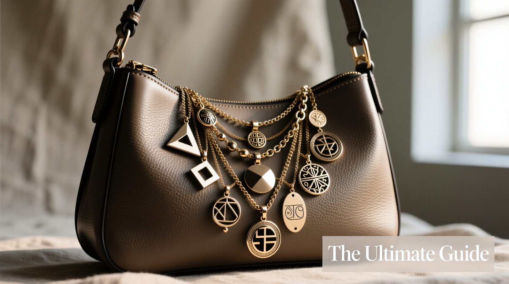 the ultimate guide to stylishly combining multiple pendants on your shoulder bag