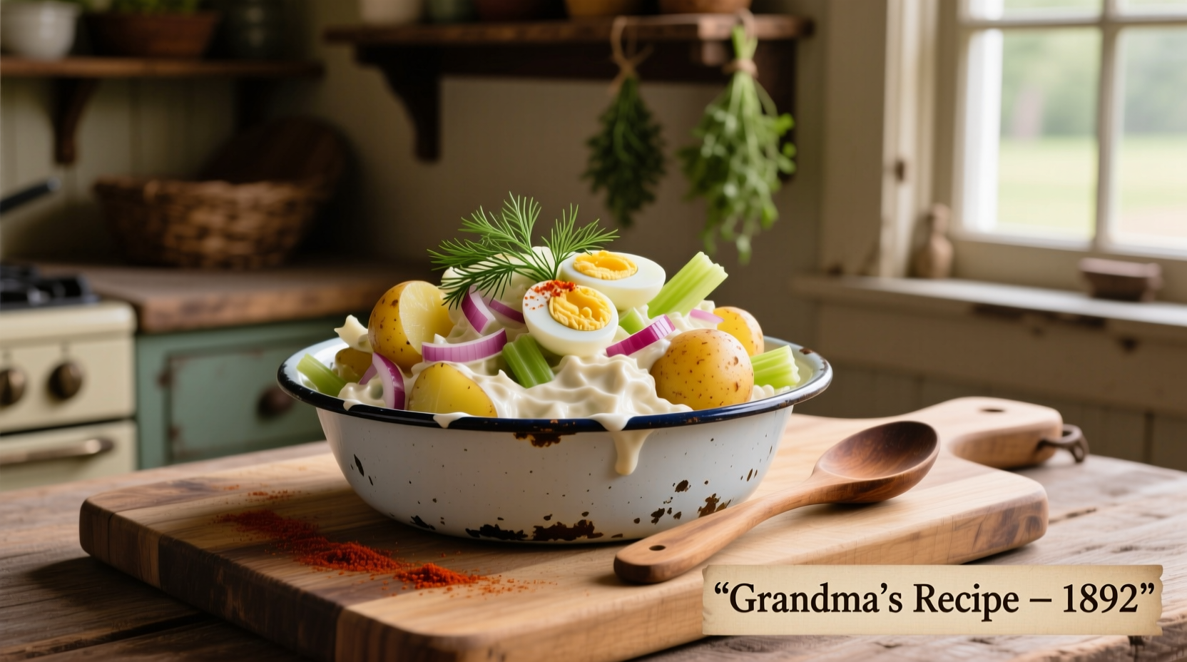 Authentic Amish Potato Salad Recipe: Traditional Mustard Dressing