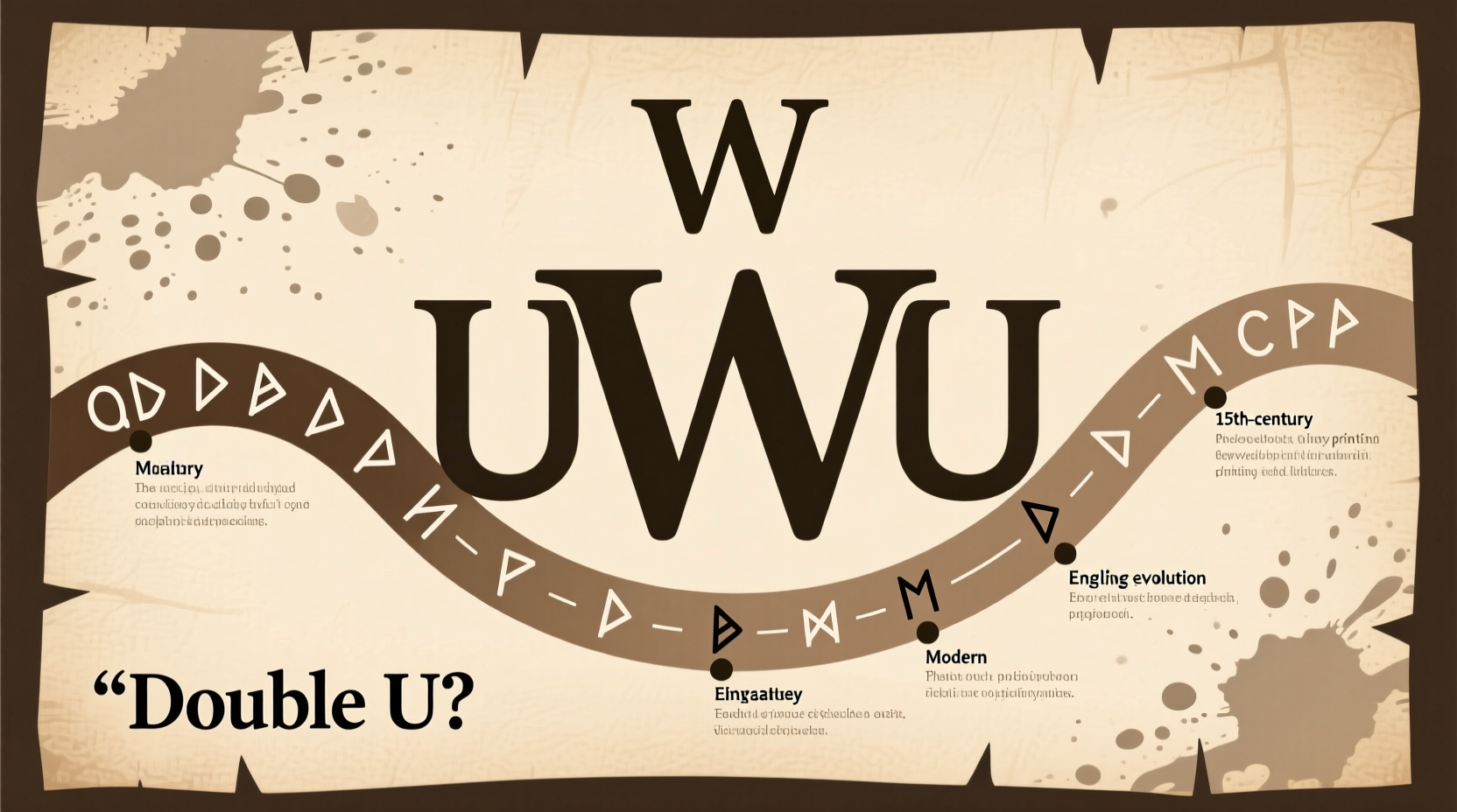 why is w called double u history pronunciation explained