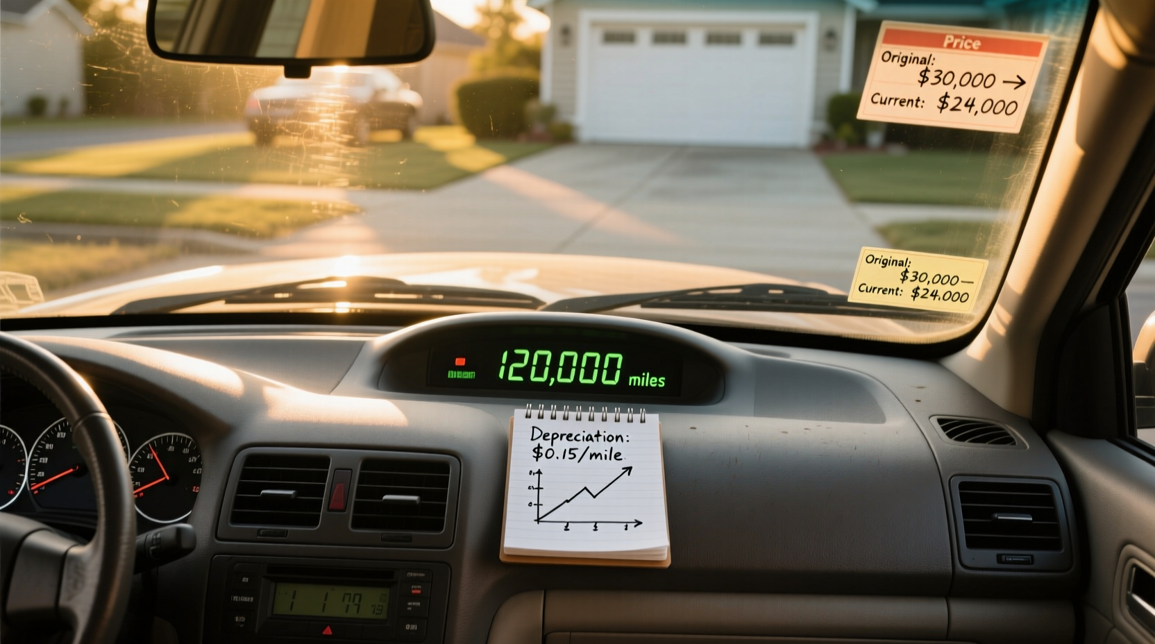 how much does a car depreciate per mile