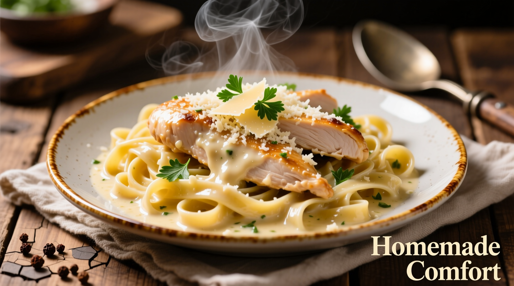 Perfect Parmesan Garlic Chicken Pasta Recipe in 30 Minutes