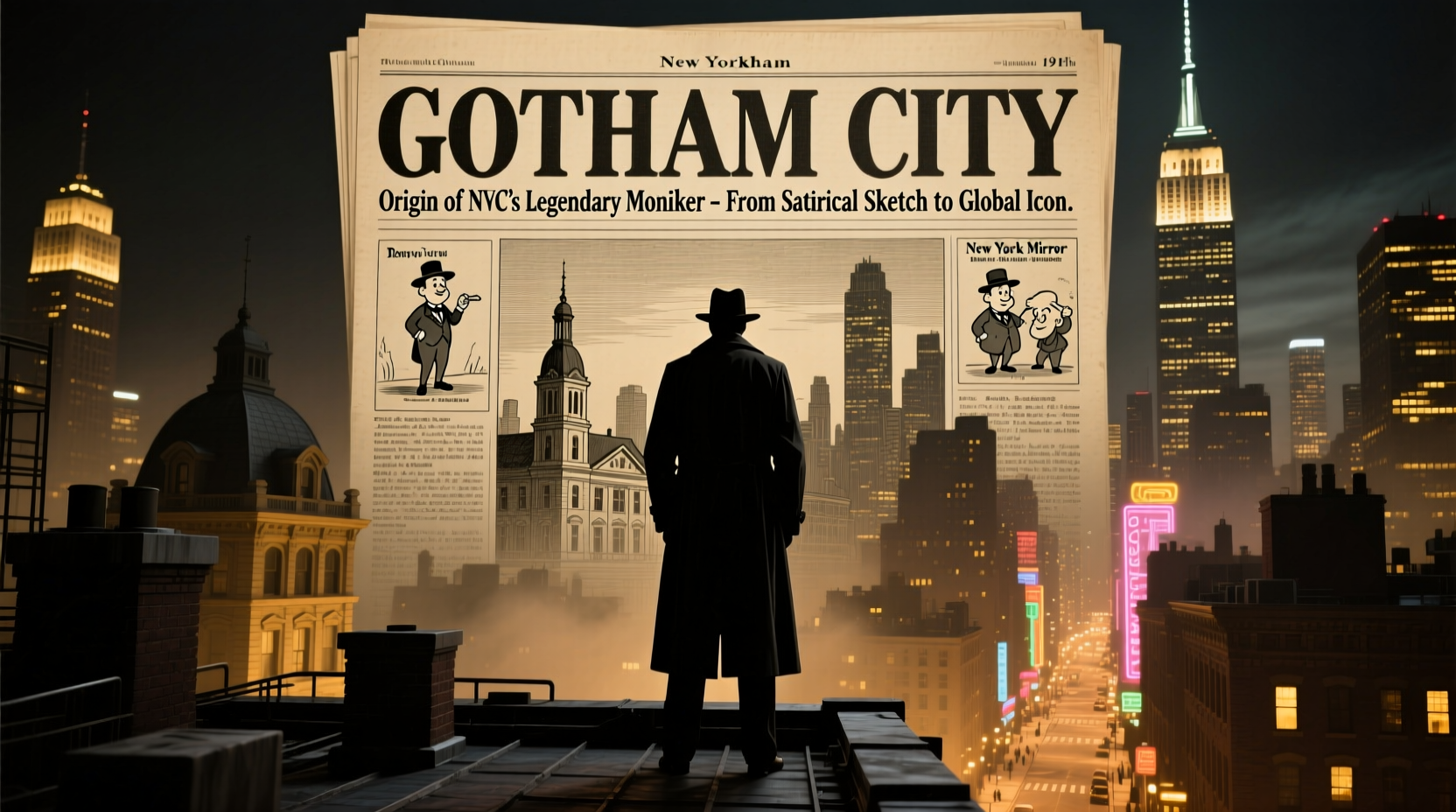 why is nyc called gotham city the history meaning explained
