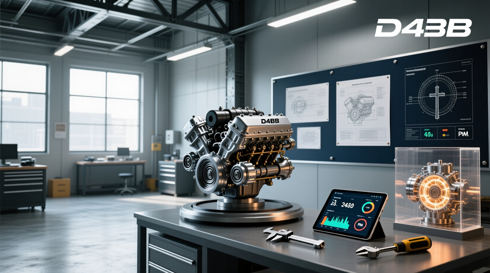 What are the D4BB engine specs and common uses?