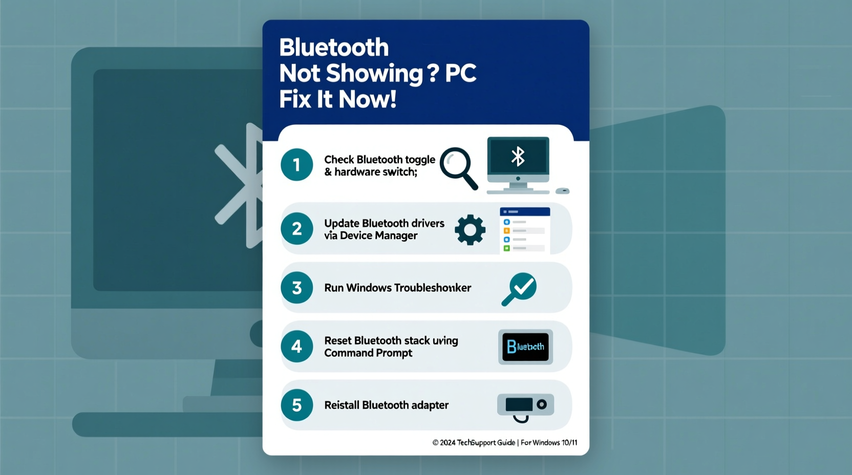 cant see bluetooth on pc troubleshooting solutions