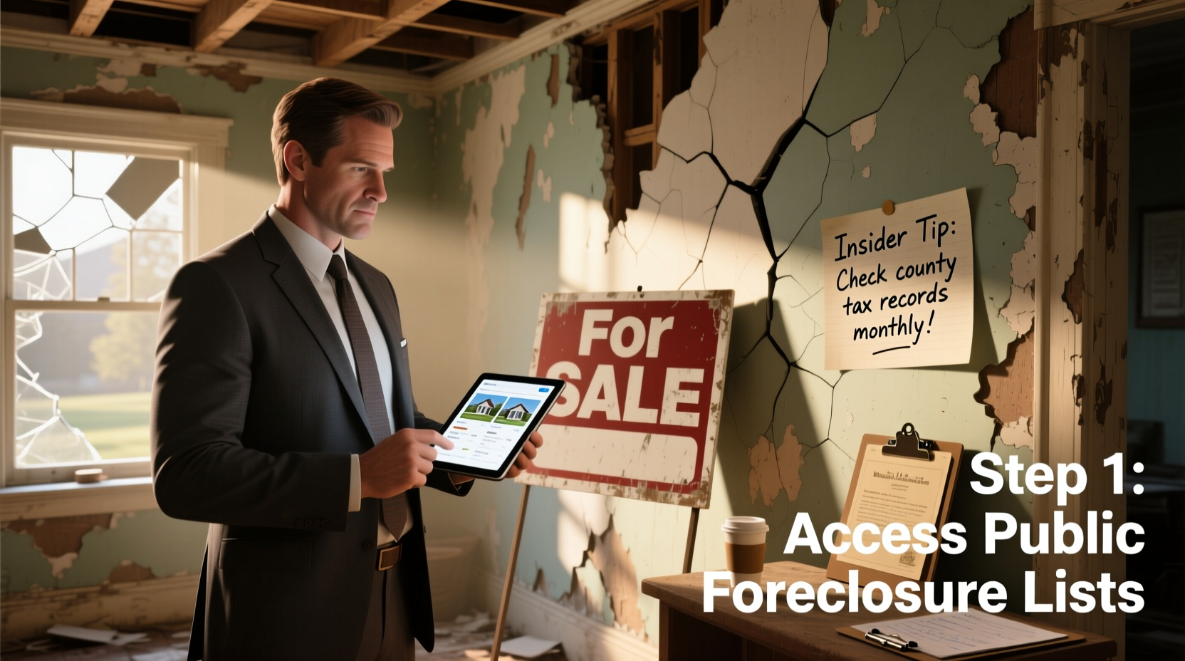 insider tips for finding foreclosed homes to buy a step by step guide