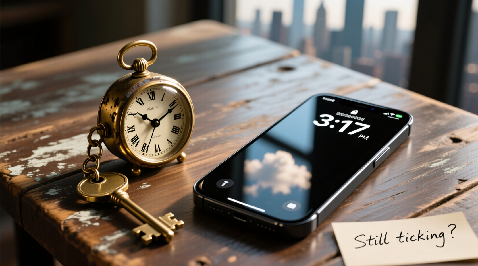 keychain clock vs cell phone for time is anyone still using clocks in 2024