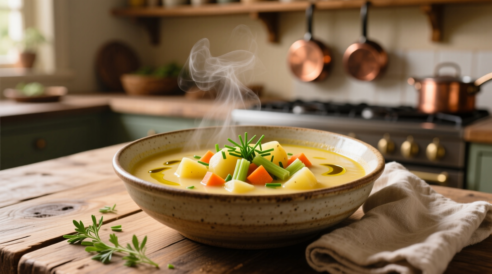 potato soup vegetarian