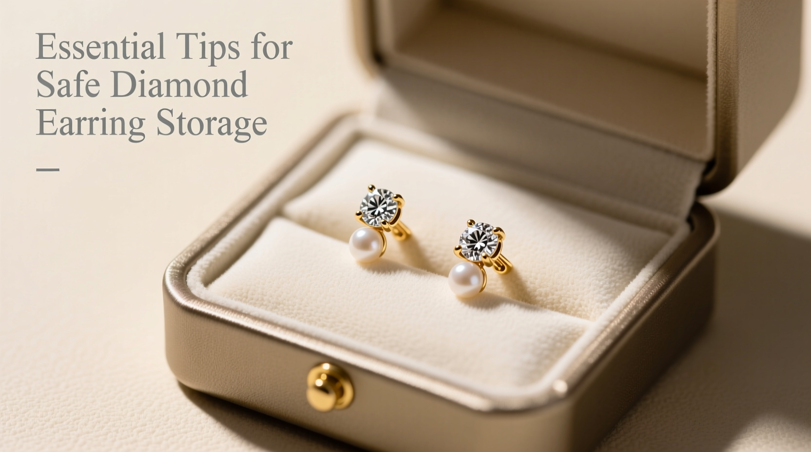 essential tips for safely storing delicate diamond earrings to prevent damage