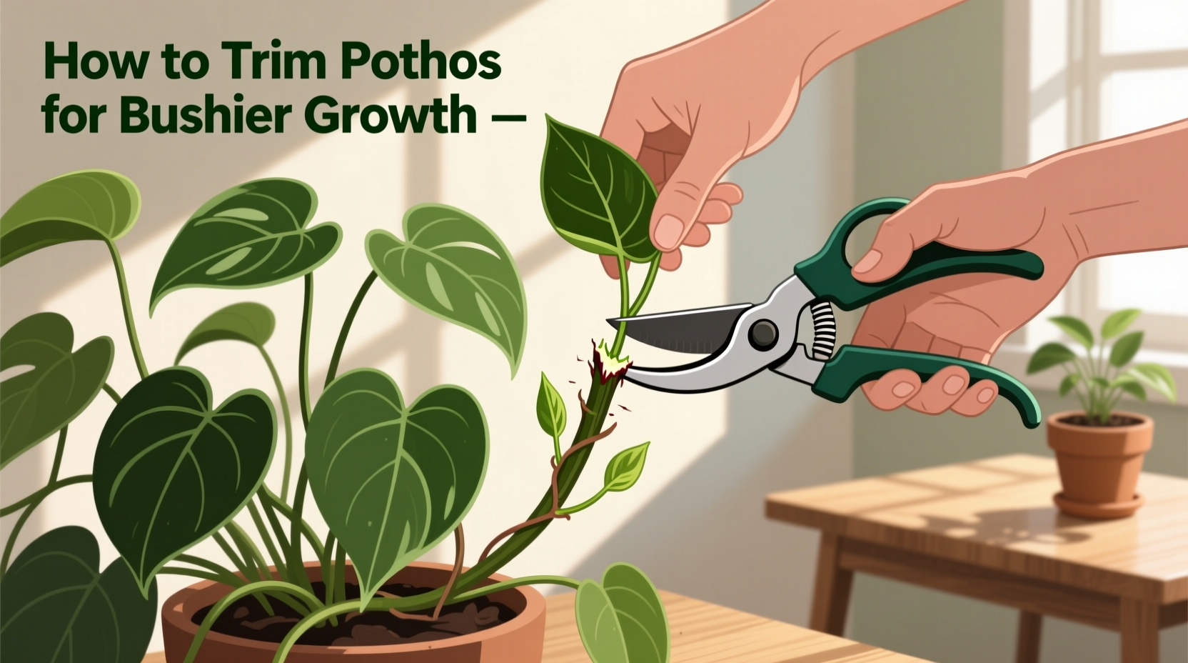 How to Trim Pothos Plant for Bushier Growth