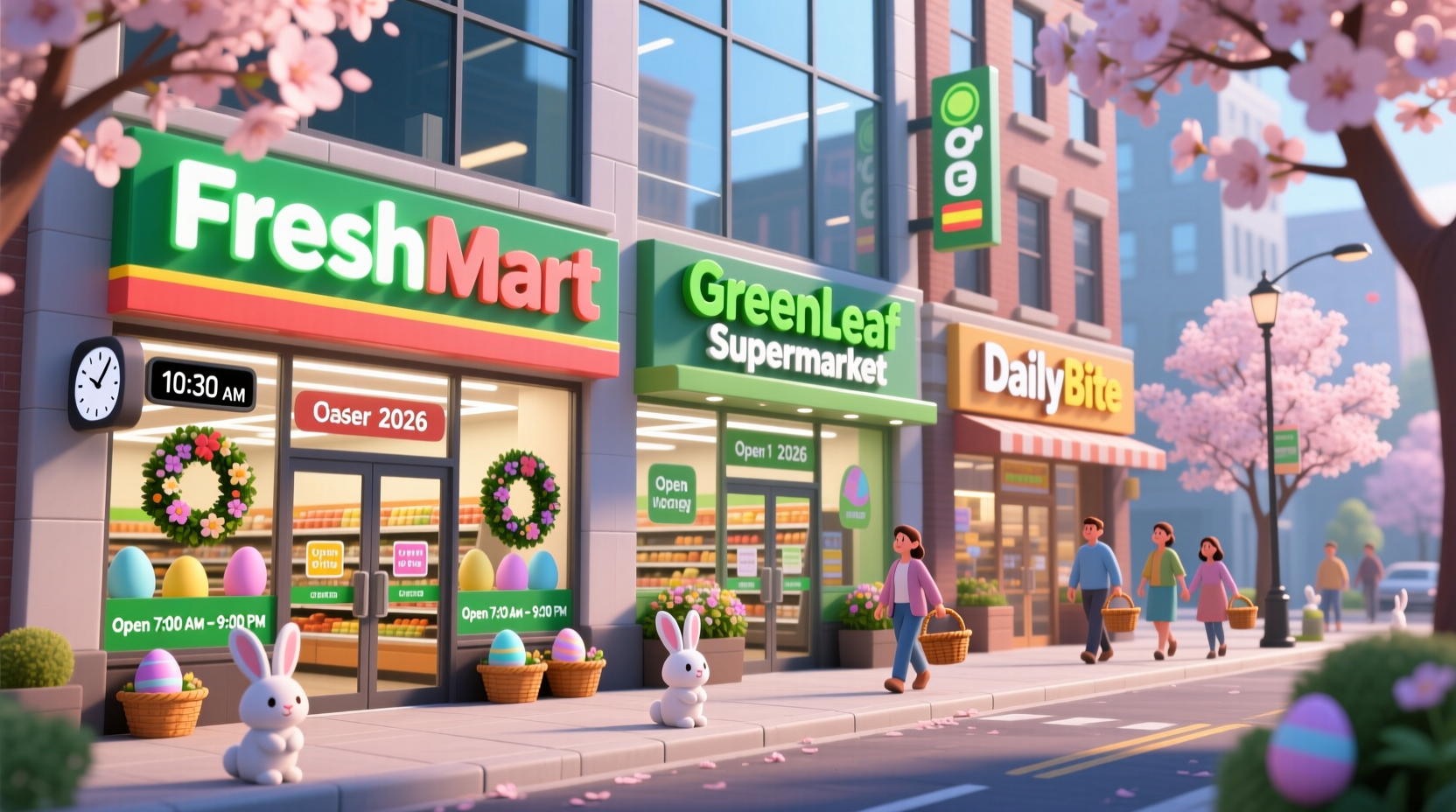 which grocery stores are open on easter 2026