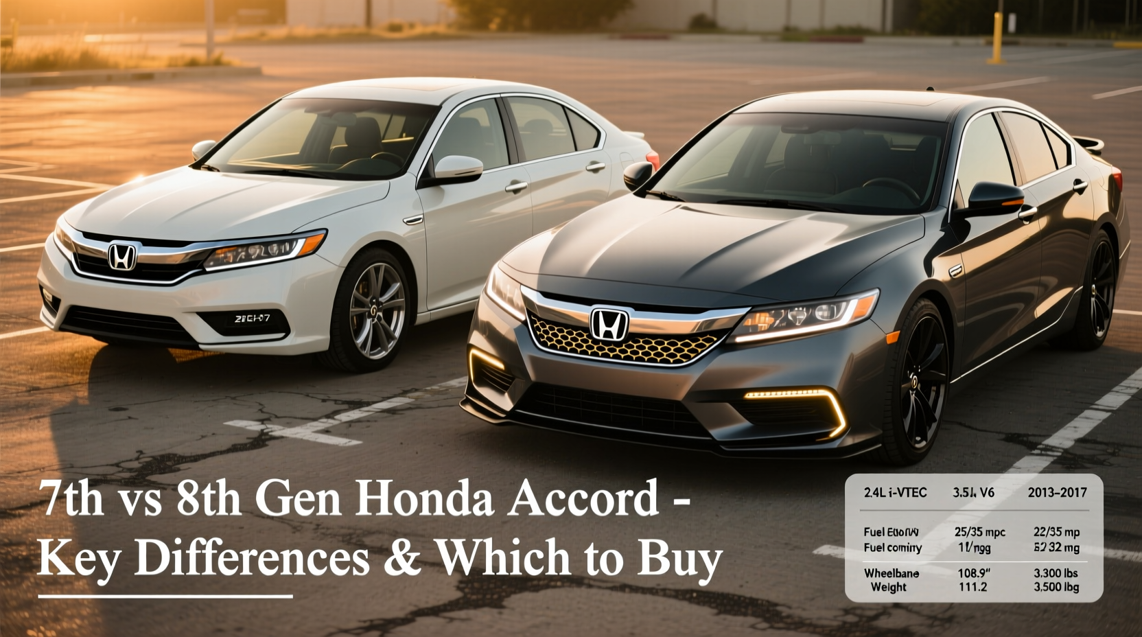 7th vs 8th gen accord comparison