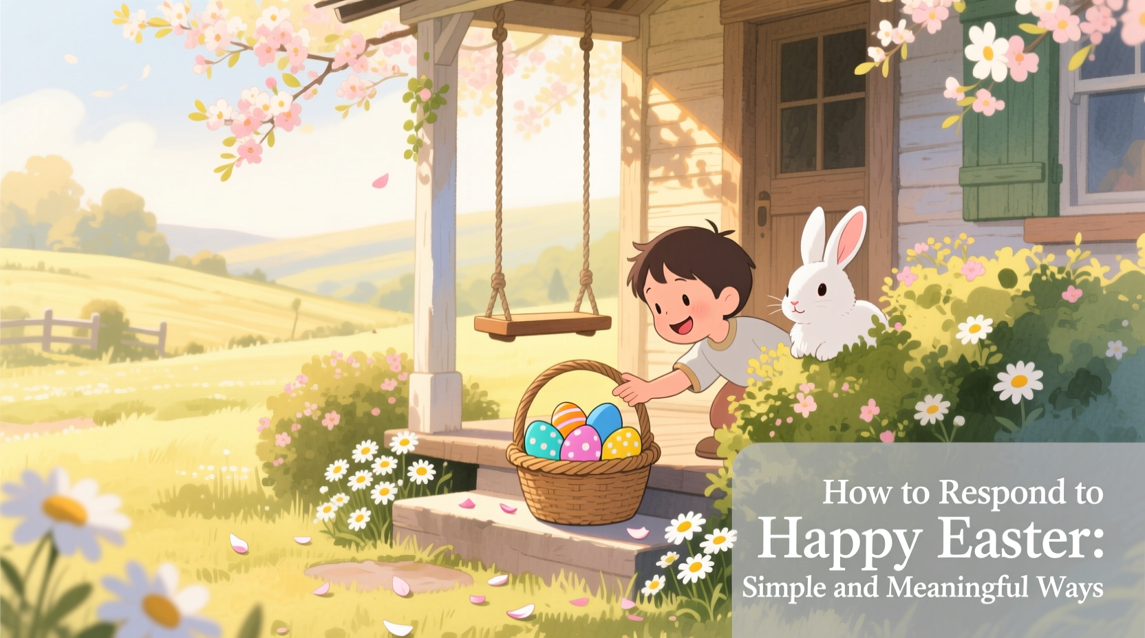 how to answer happy easter
