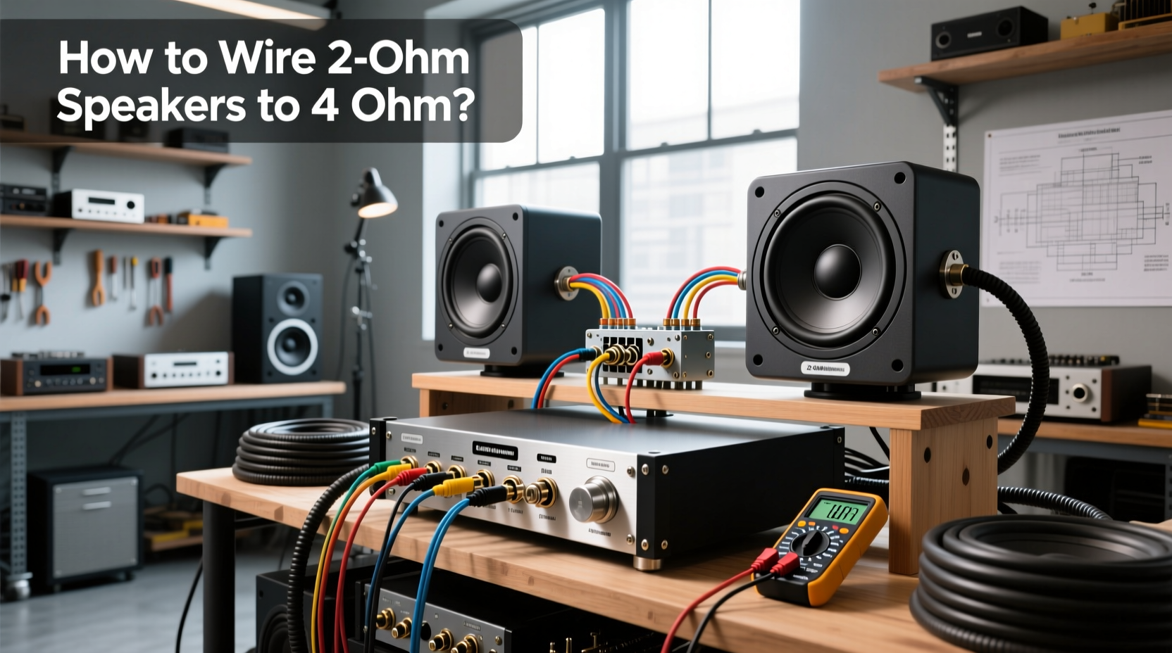 How to Wire 2 4 Ohm Subwoofers to 2 Ohm Load