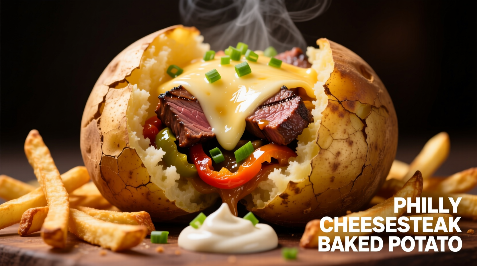 Philly Cheesesteak Baked Potato Recipe & History (2024)