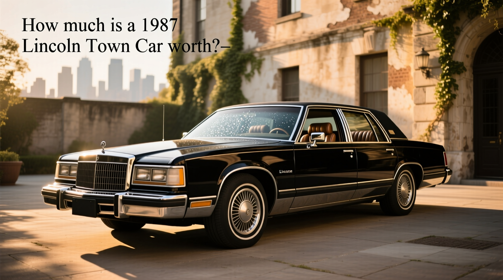 1987 lincoln town car value buying guide