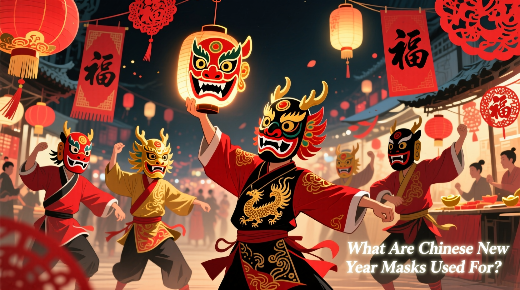 what are chinese new year masks used for