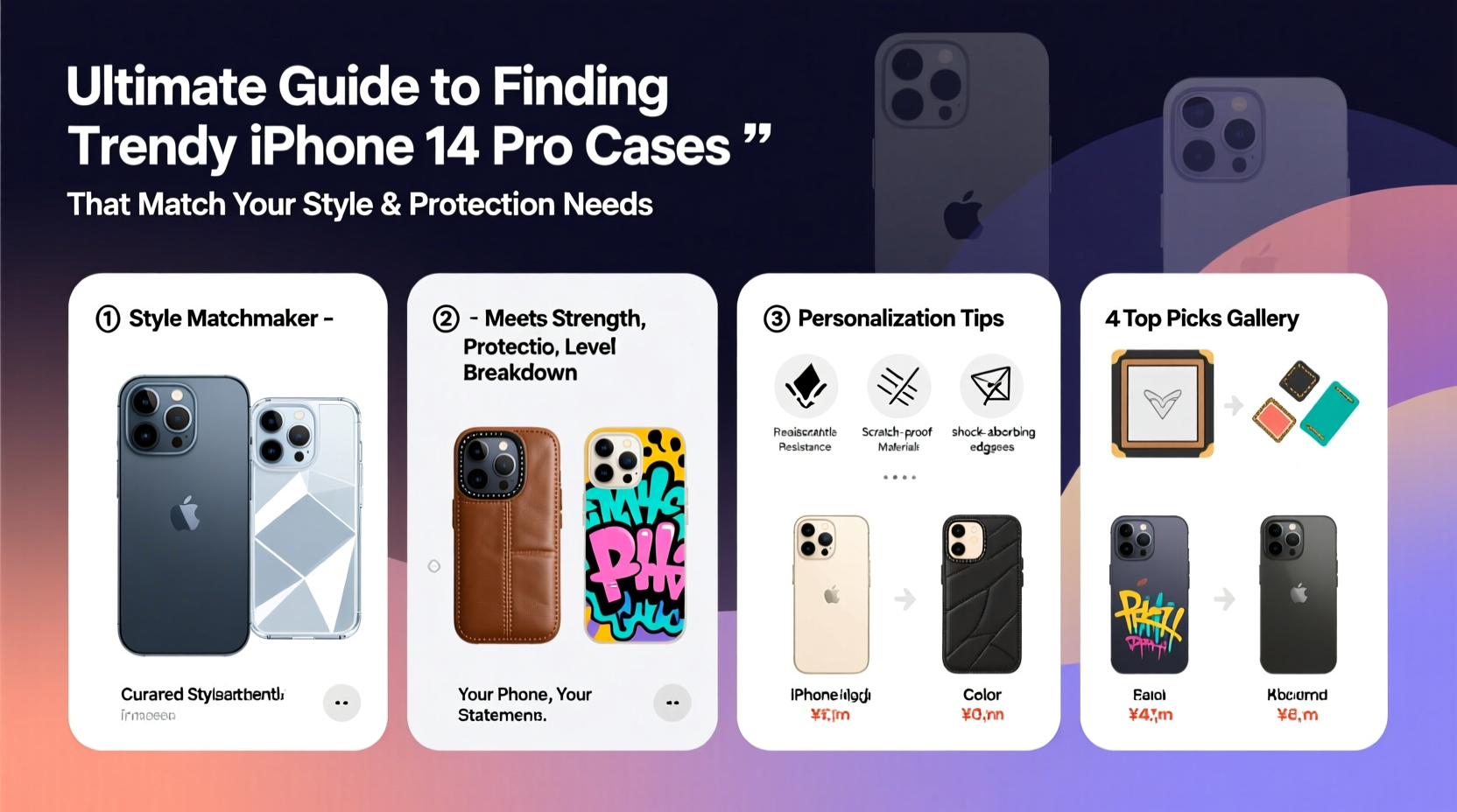 ultimate guide to finding trendy iphone 14 pro cases that match your style and protection needs