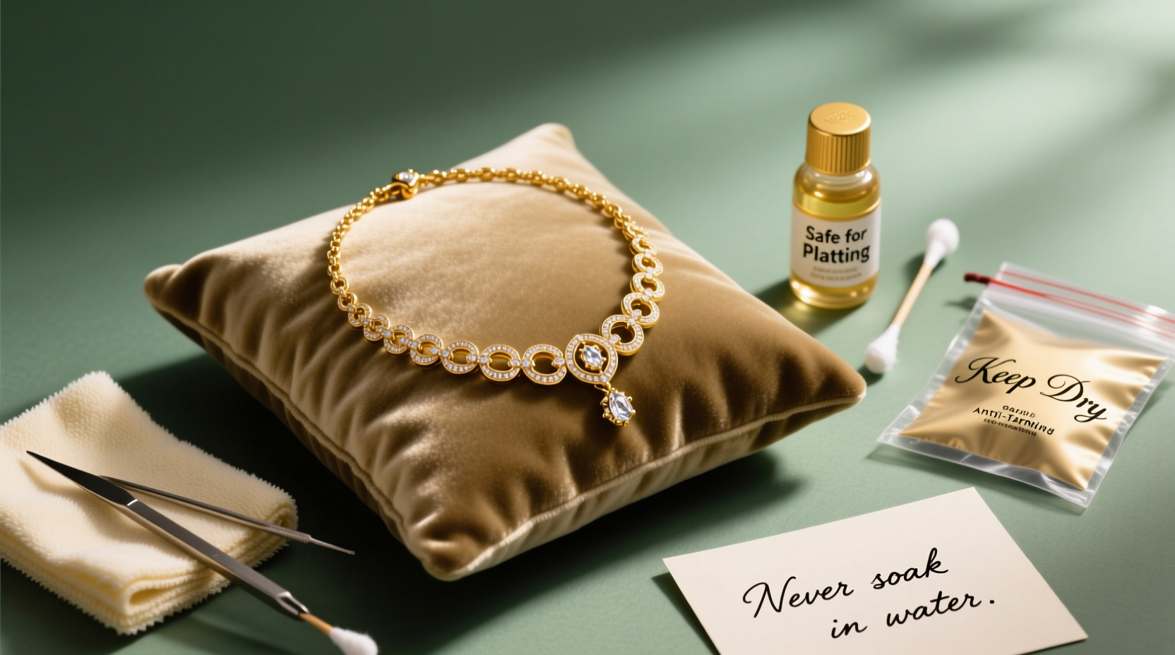 expert tips to maintain the shine and longevity of gold plated necklaces