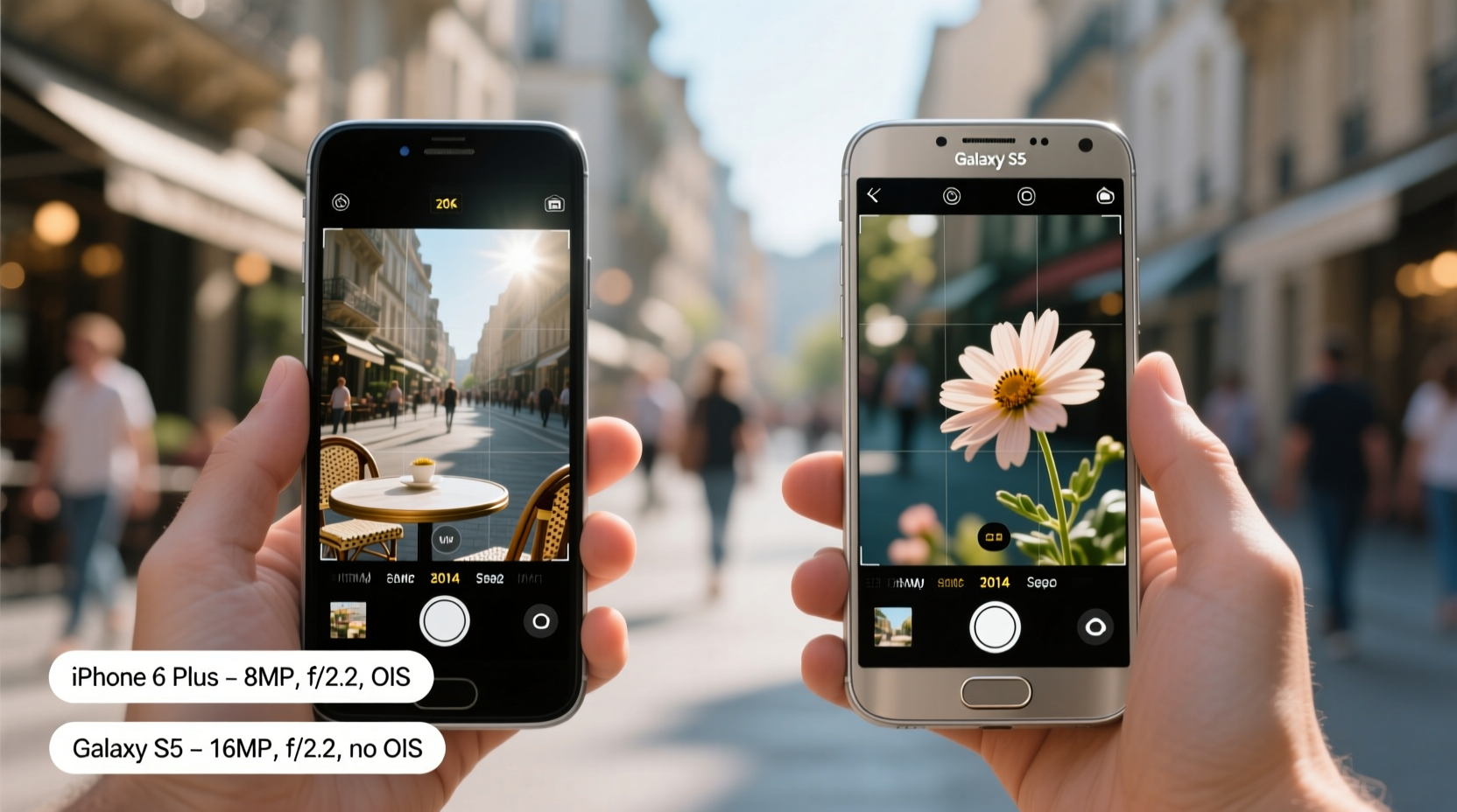 iphone 6 plus vs galaxy s5 was the camera really better back then or is it just nostalgia