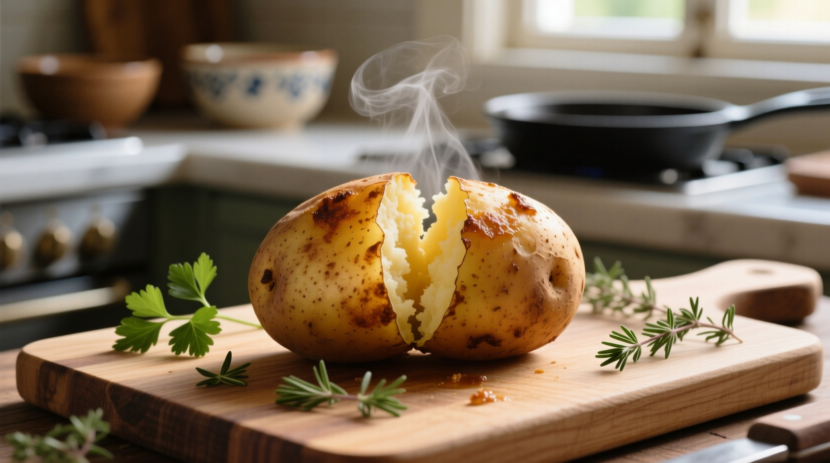 cooked potato