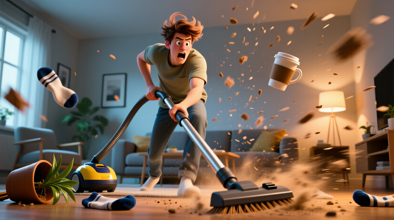 youre probably vacuuming way too fast