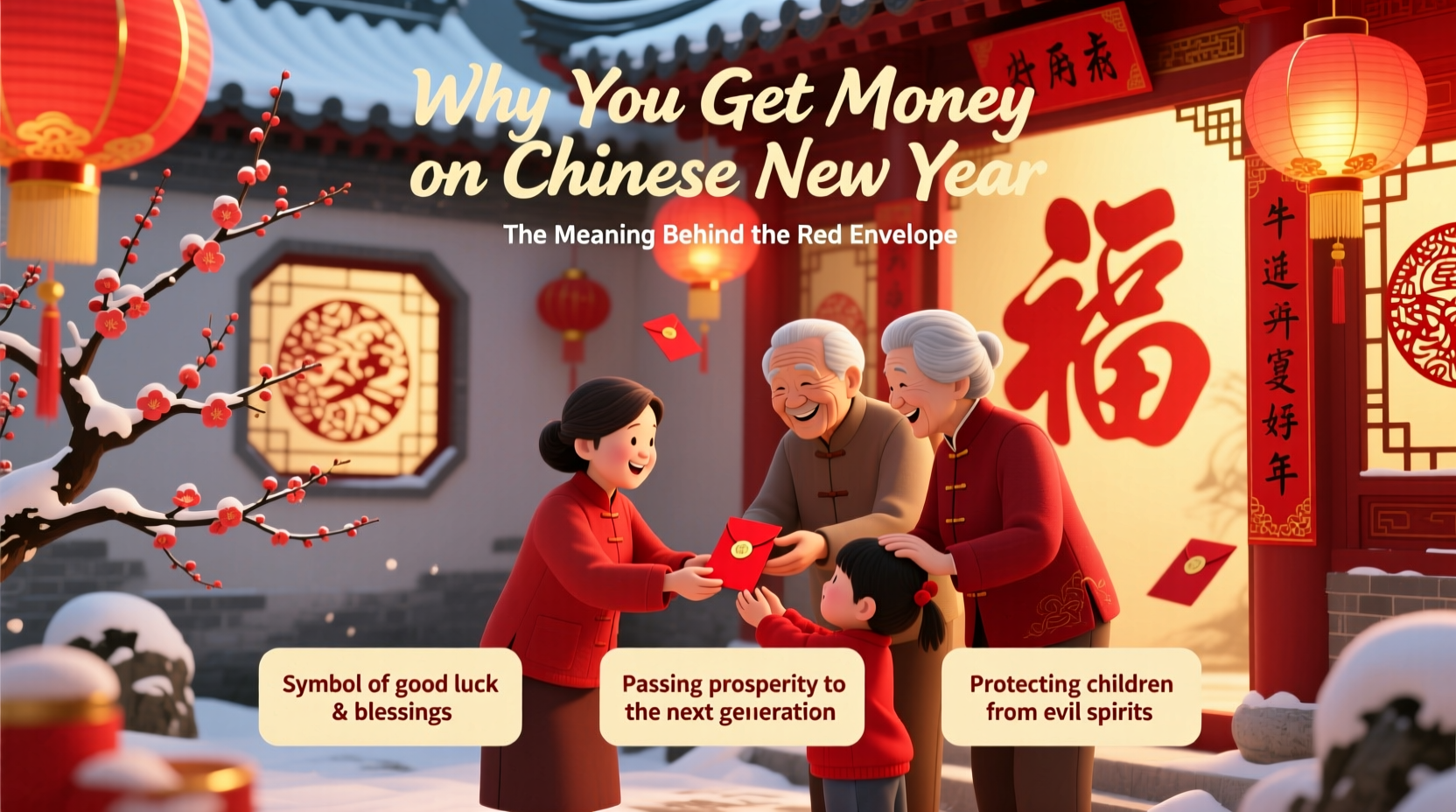 why do you get money on chinese new year