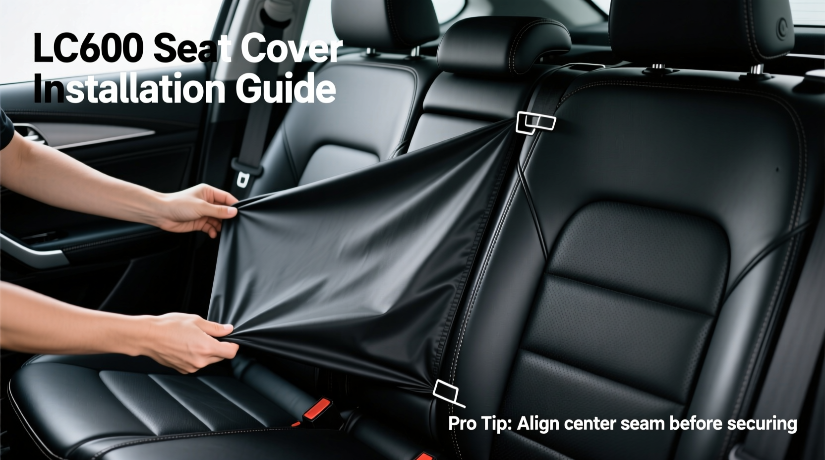 lc100 seat cover installation