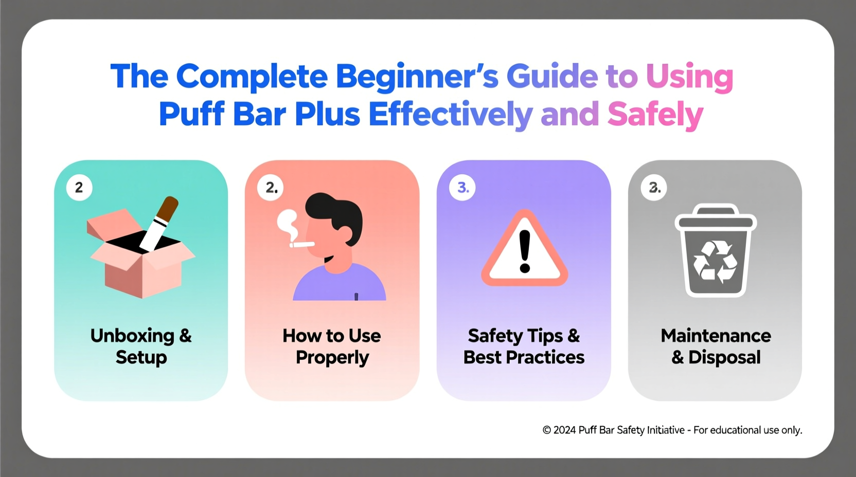 the complete beginners guide to using a puff bar plus effectively and safely