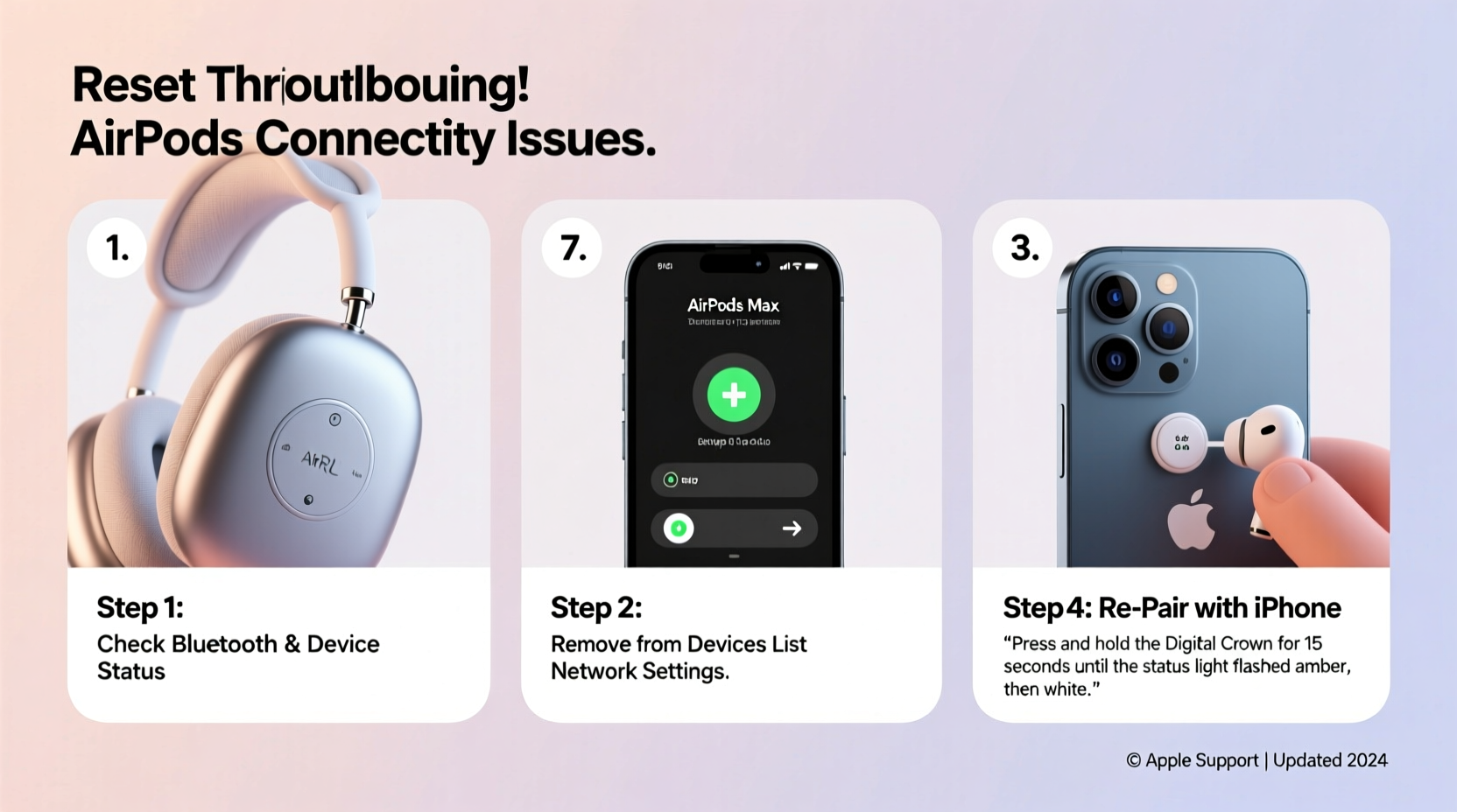 Airpods Max Not Connecting Troubleshooting Reset Guide