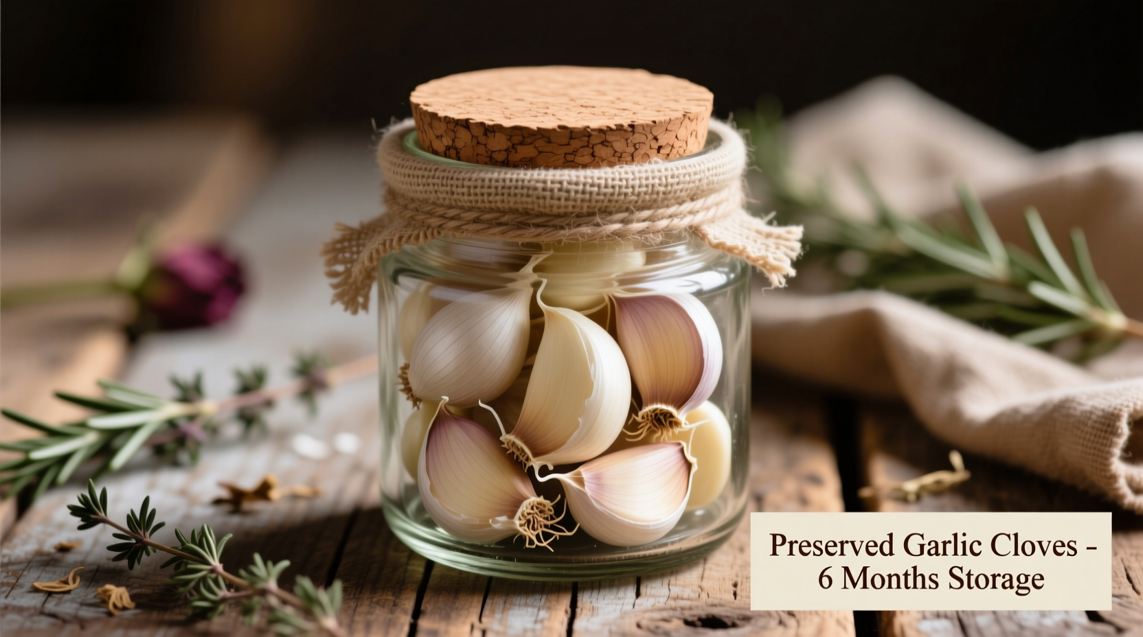preserving garlic cloves
