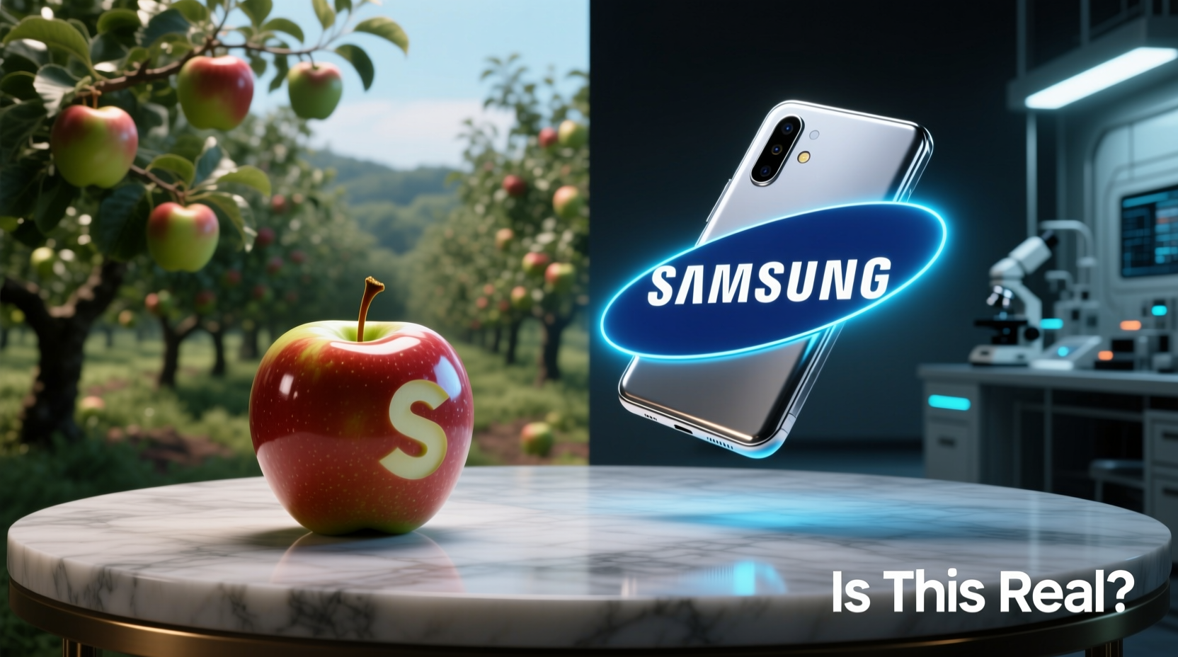apple vs samsung fruit wait is this a real thing or just a meme gone too far