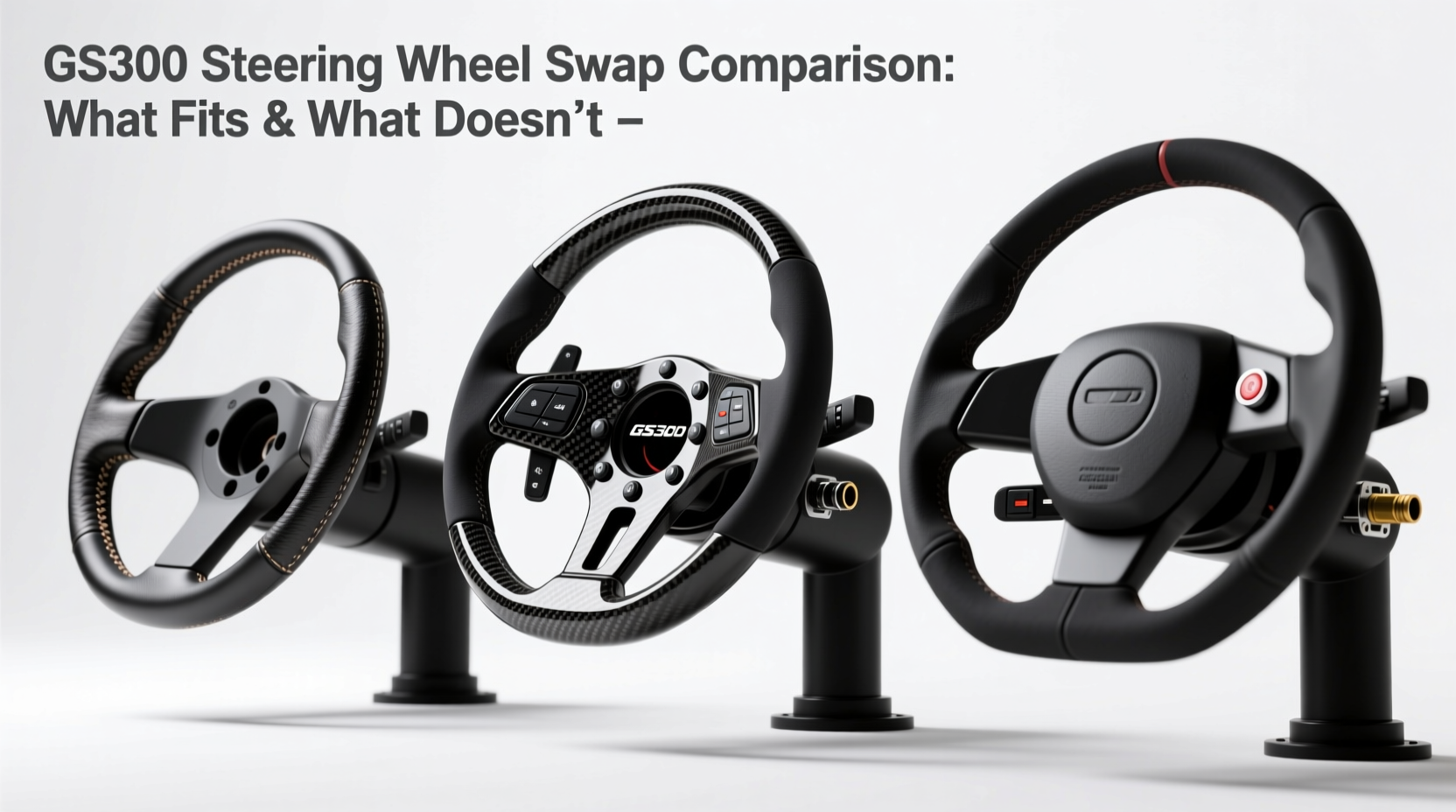 gs300 steering wheel swap comparison