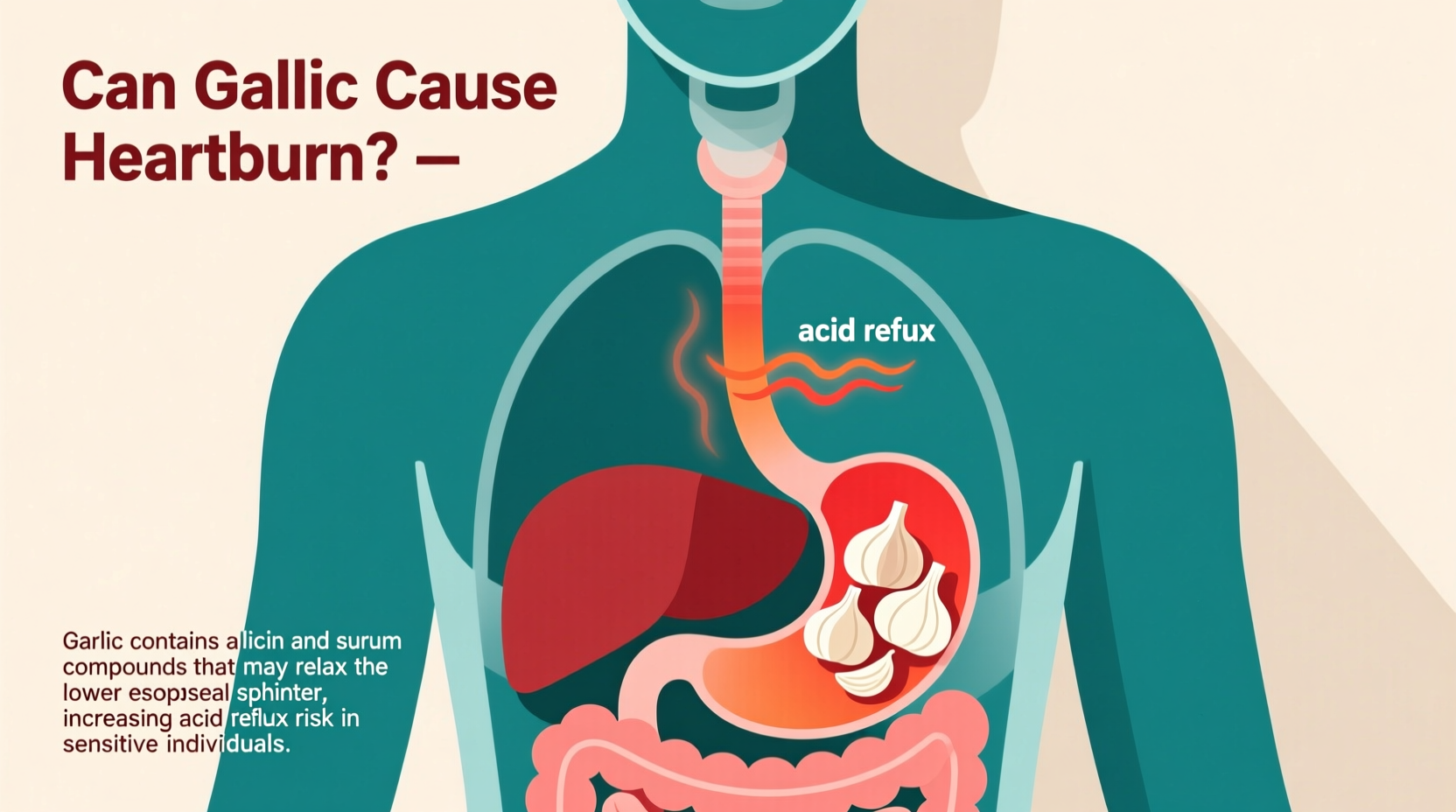 can garlic cause heartburn