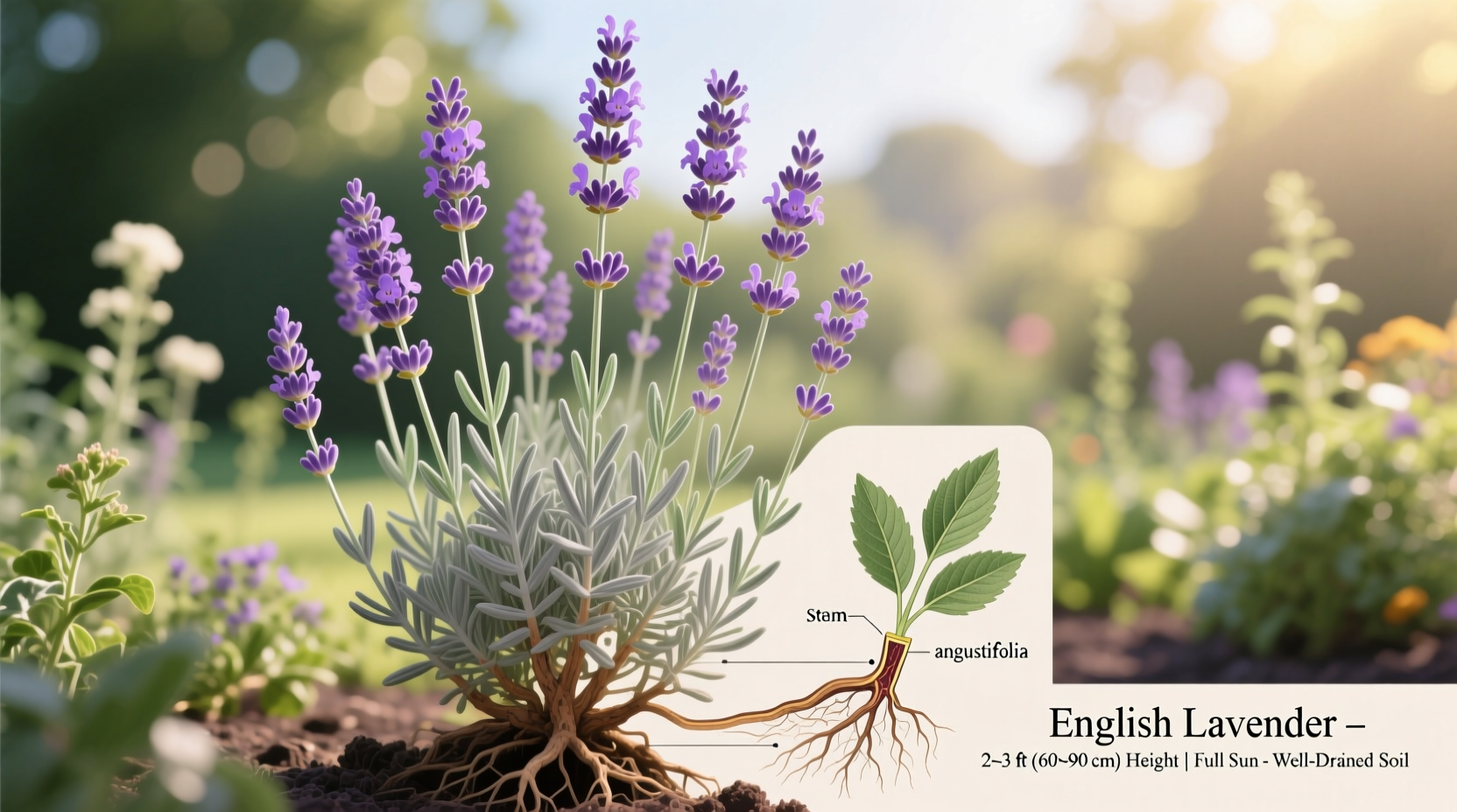 how big does english lavender get