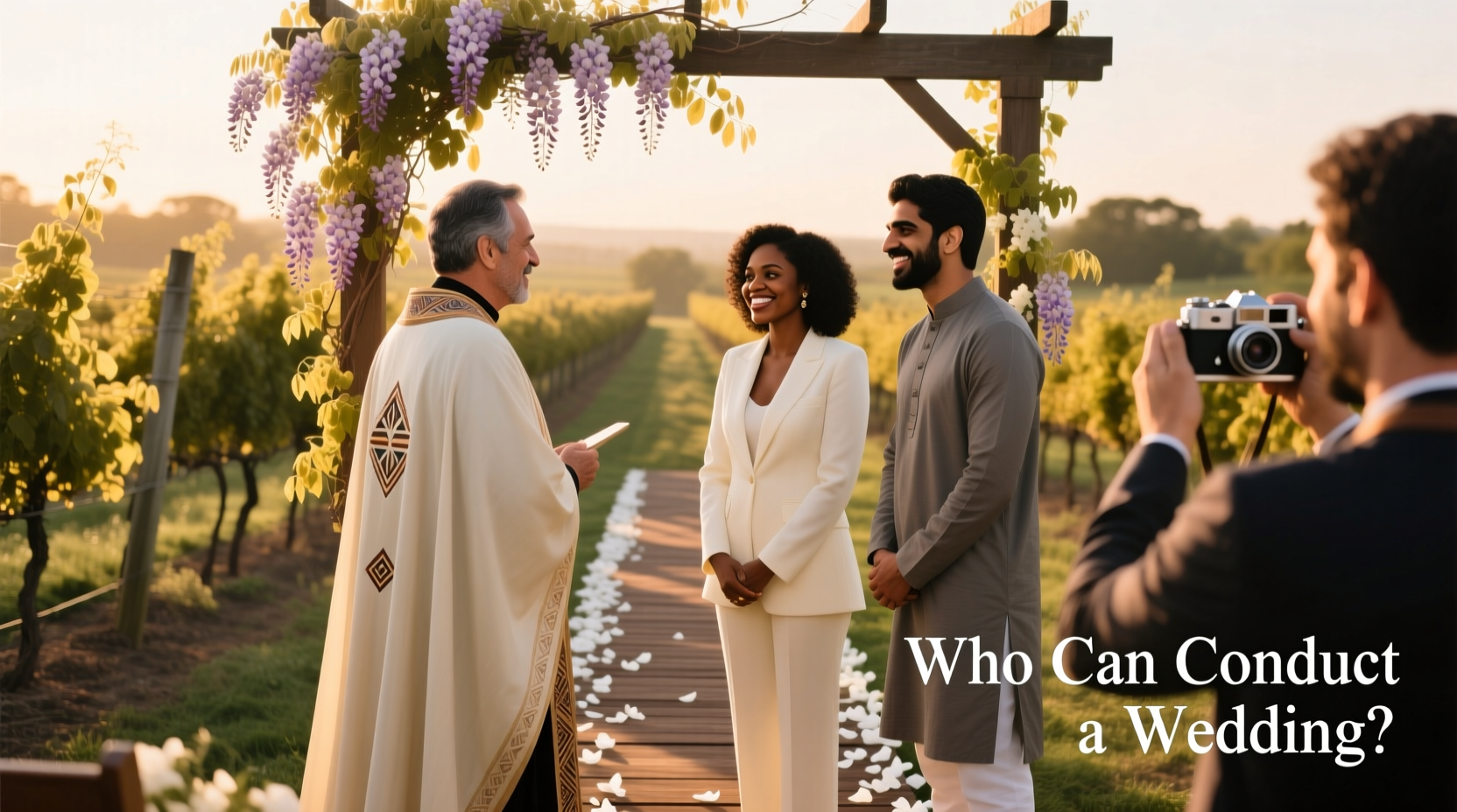 who can conduct a wedding