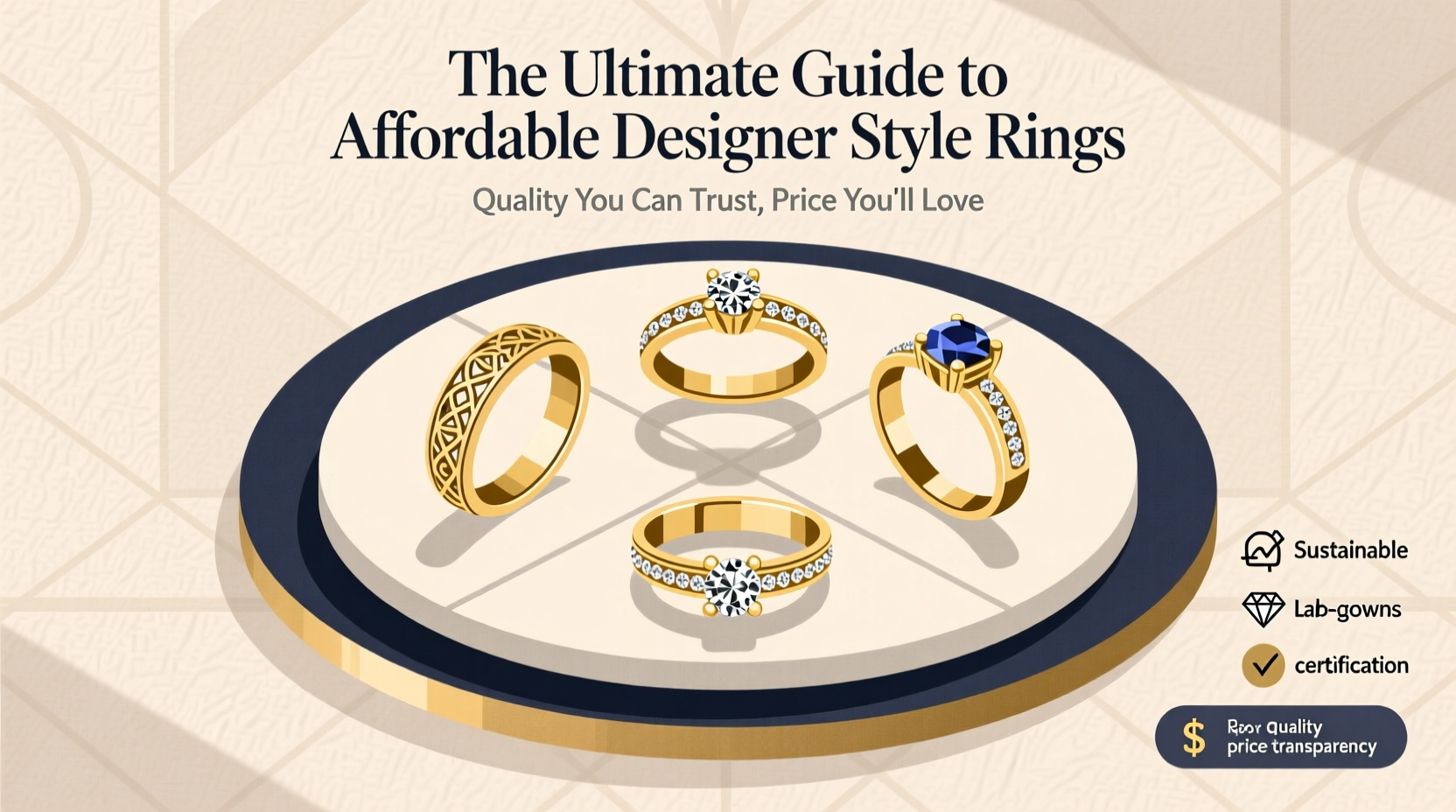the ultimate guide to finding affordable designer style rings without compromising quality