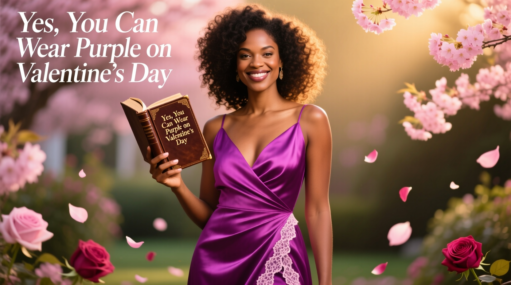 can you wear purple on valentines day