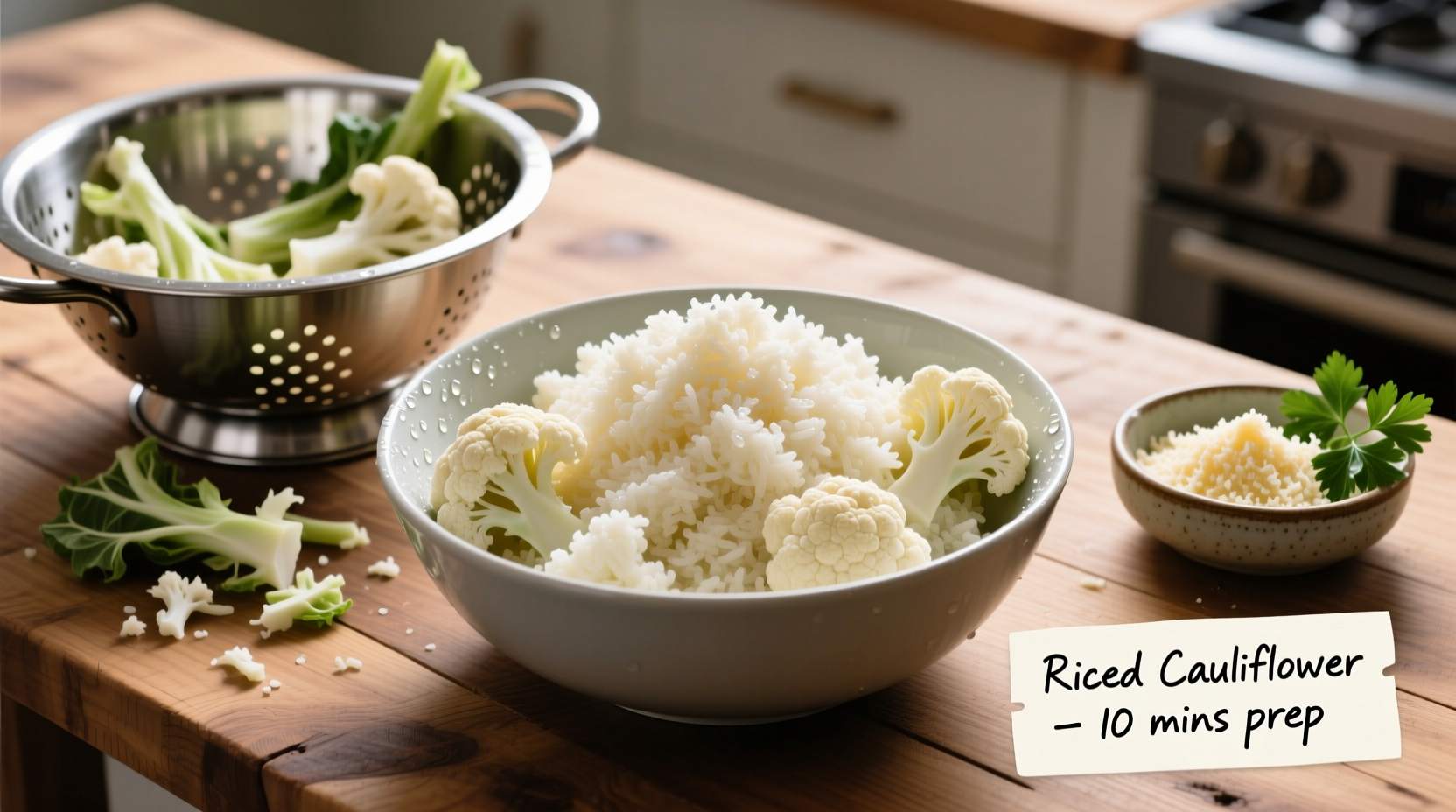 How to Make Riced Cauliflower: 3 Foolproof Methods